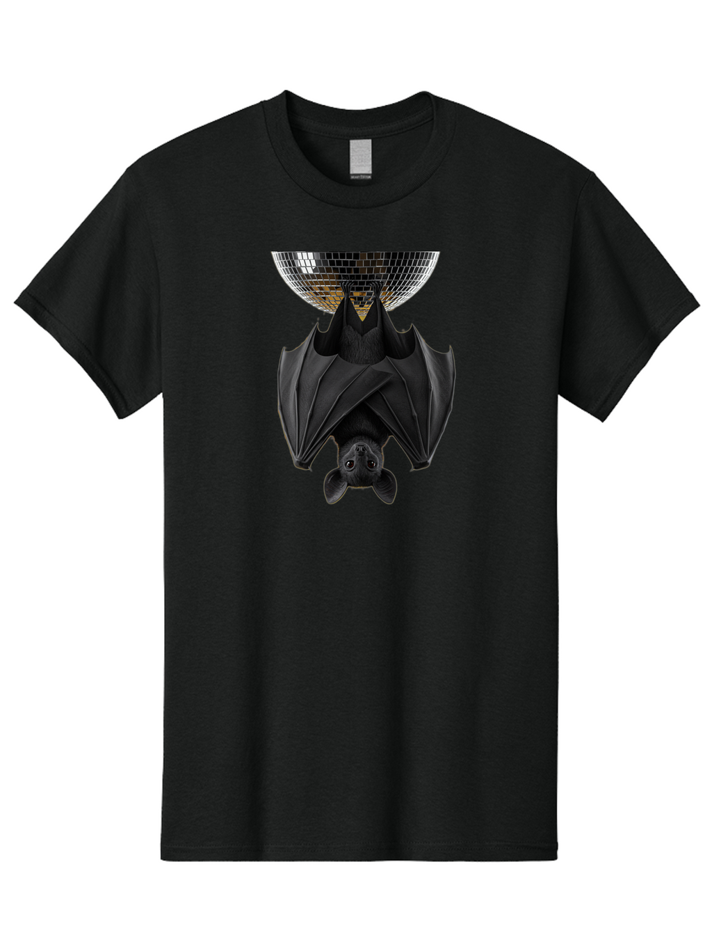 Disco-Bat-2 Men'S Graphic Tee, 100% Cotton, Comfortable Casual Summer Wear, Machine Washable, Vintage Camera, Old Camera, Antique Camera, Black Camera, Classic Photography, Photography Equipment, Nostalgic Device, Film Camera, Camera Art Baf788