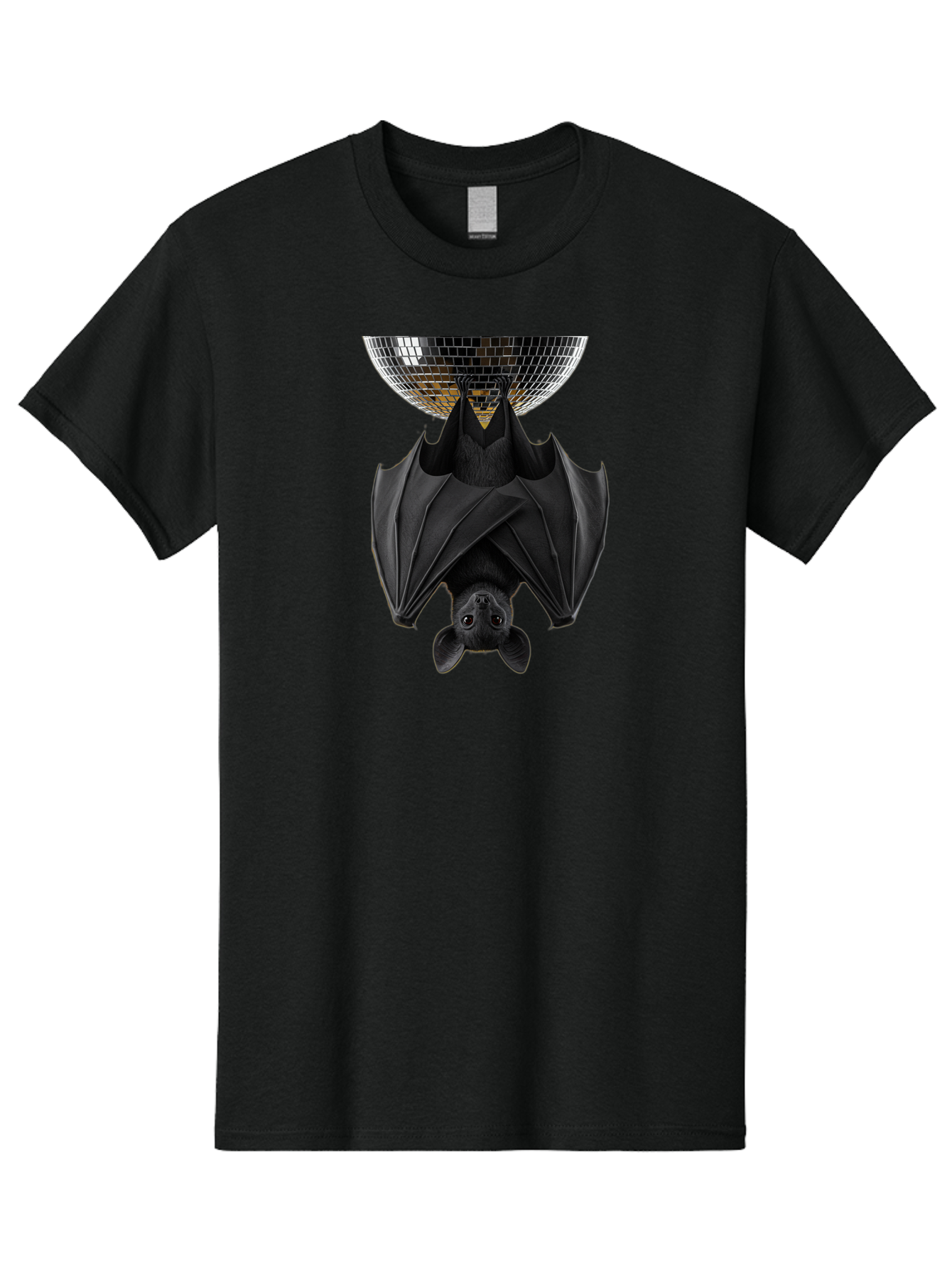 Disco-Bat-2 Men'S Graphic Tee, 100% Cotton, Comfortable Casual Summer Wear, Machine Washable, Vintage Camera, Old Camera, Antique Camera, Black Camera, Classic Photography, Photography Equipment, Nostalgic Device, Film Camera, Camera Art Baf788