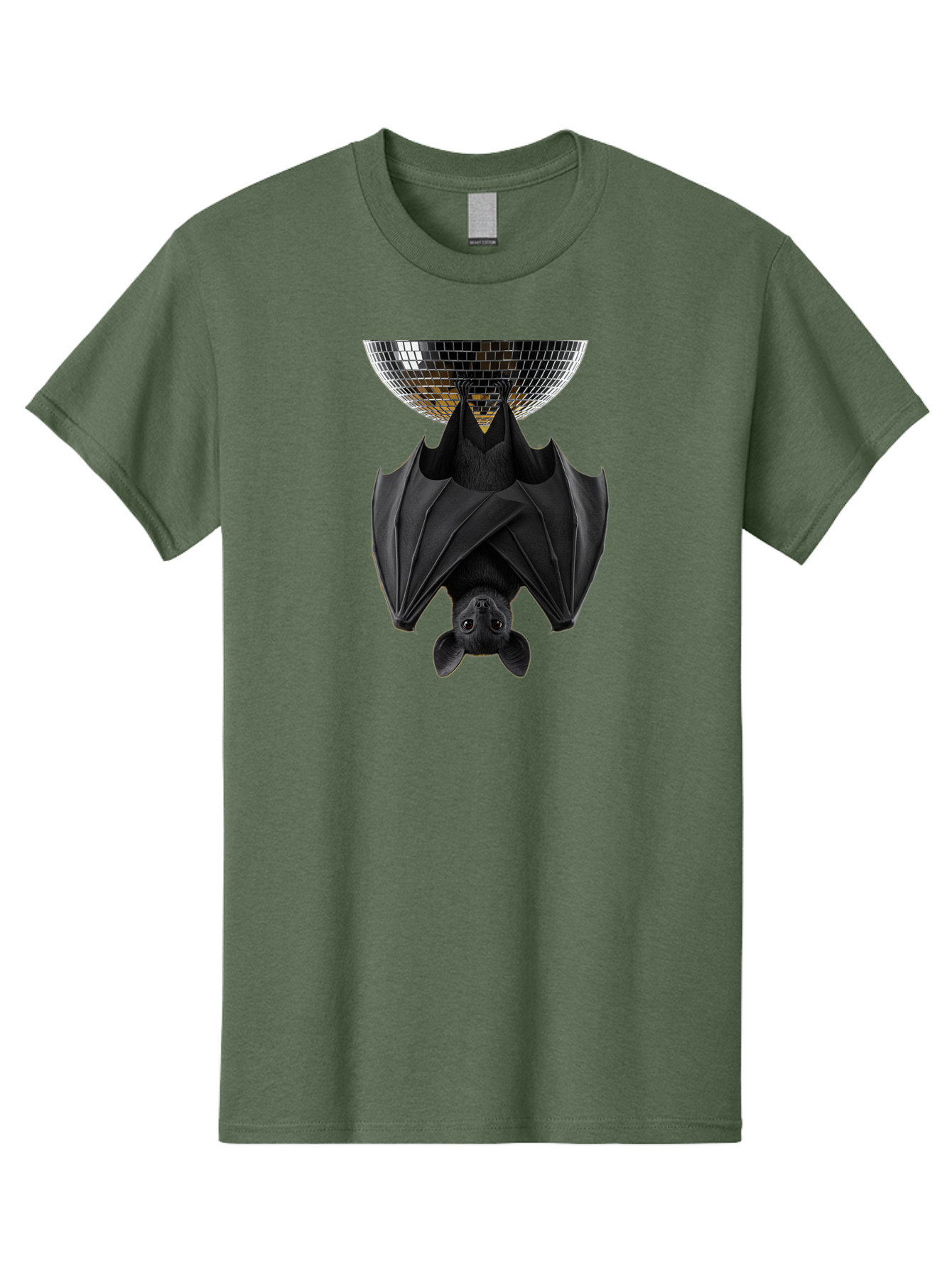 Disco-Bat-2 Men'S Graphic Tee, 100% Cotton, Comfortable Casual Summer Wear, Machine Washable, Vintage Camera, Old Camera, Antique Camera, Black Camera, Classic Photography, Photography Equipment, Nostalgic Device, Film Camera, Camera Art Baf788