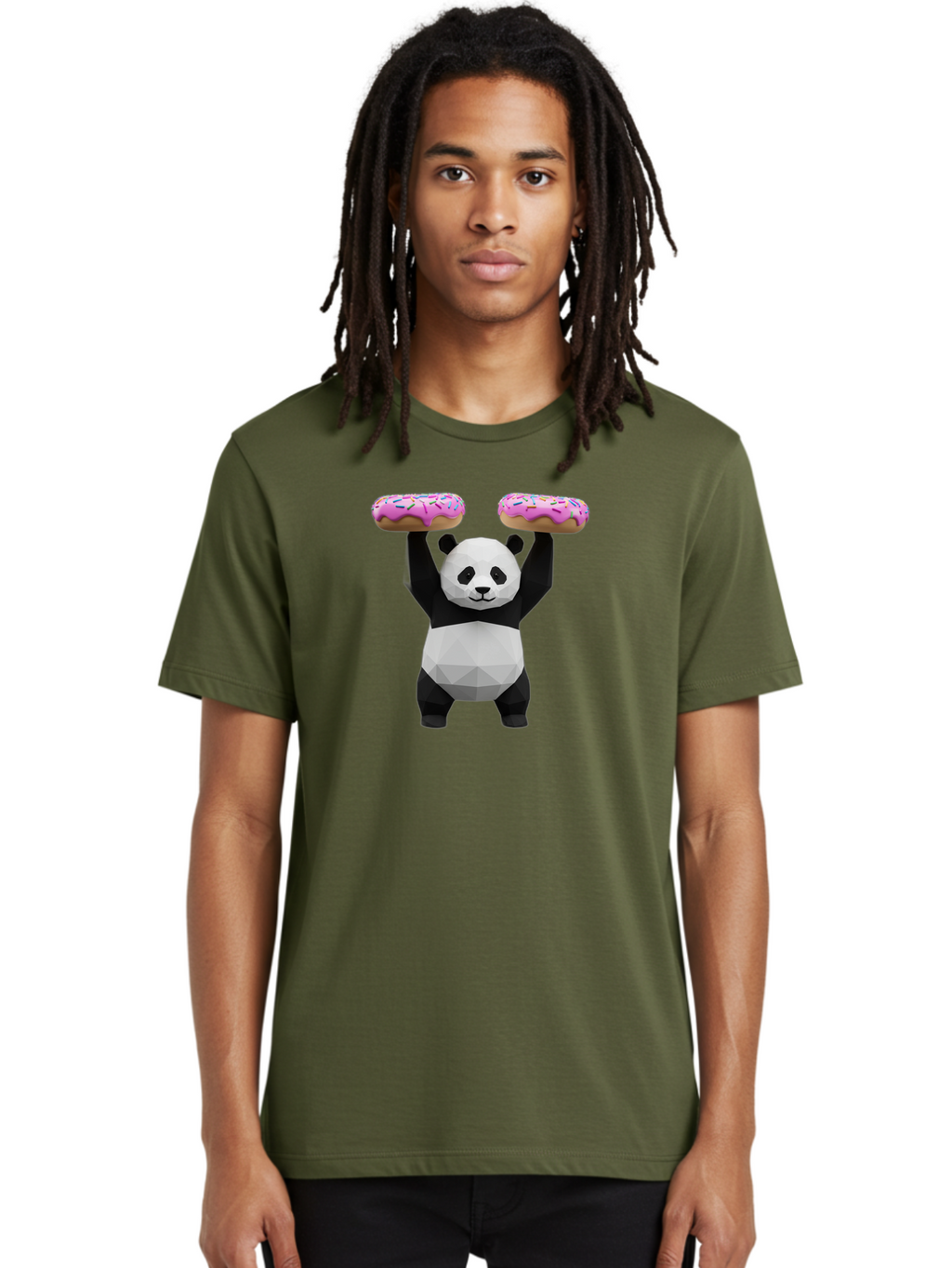 Donut-Panda Men'S Graphic Tee, 100% Cotton, Comfortable Casual Summer Wear, Machine Washable, Vintage Camera, Old Camera, Antique Camera, Black Camera, Classic Photography, Photography Equipment, Nostalgic Device, Film Camera, Camera Art Baf799