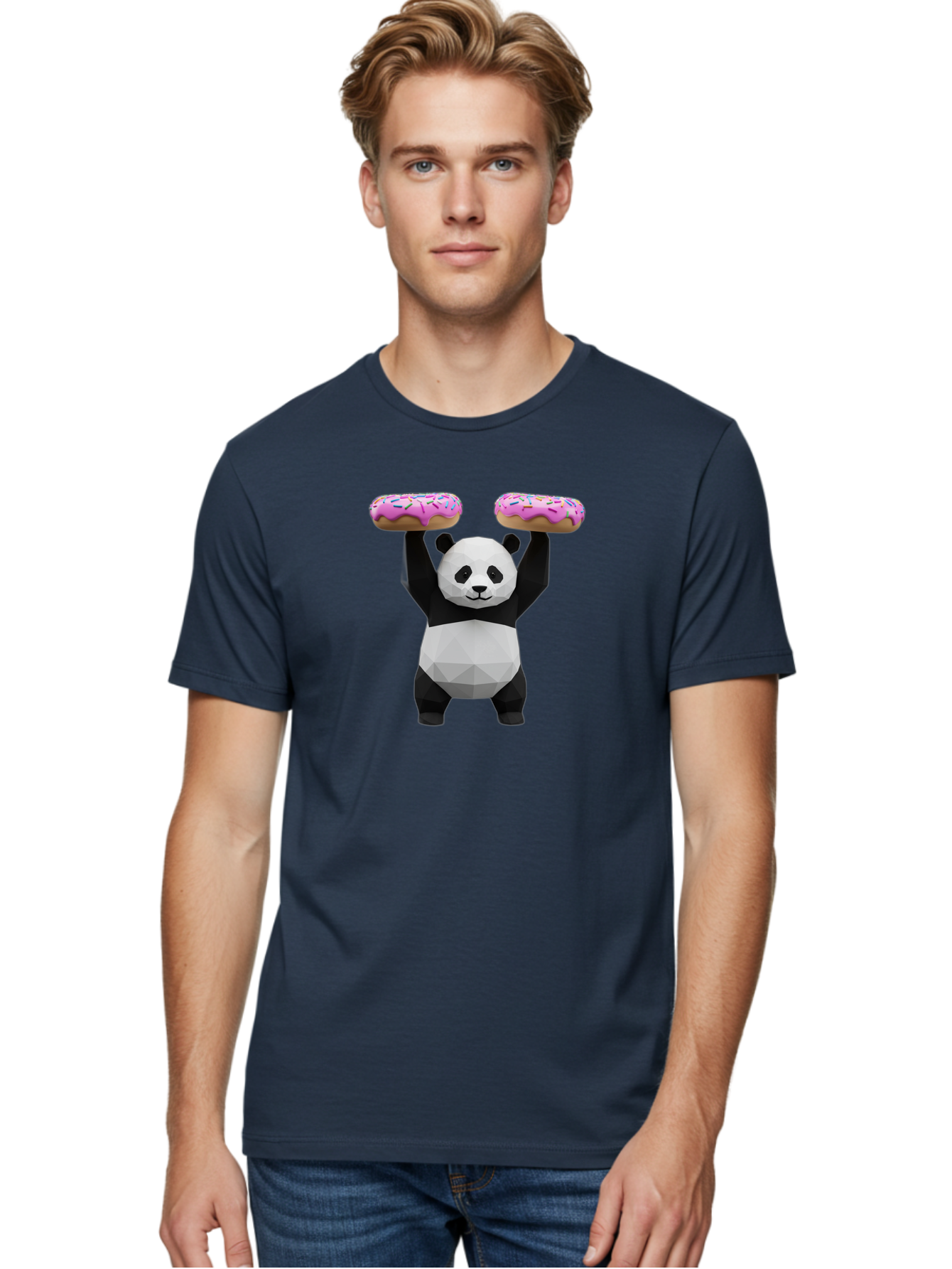 Donut-Panda Men'S Graphic Tee, 100% Cotton, Comfortable Casual Summer Wear, Machine Washable, Vintage Camera, Old Camera, Antique Camera, Black Camera, Classic Photography, Photography Equipment, Nostalgic Device, Film Camera, Camera Art Baf799