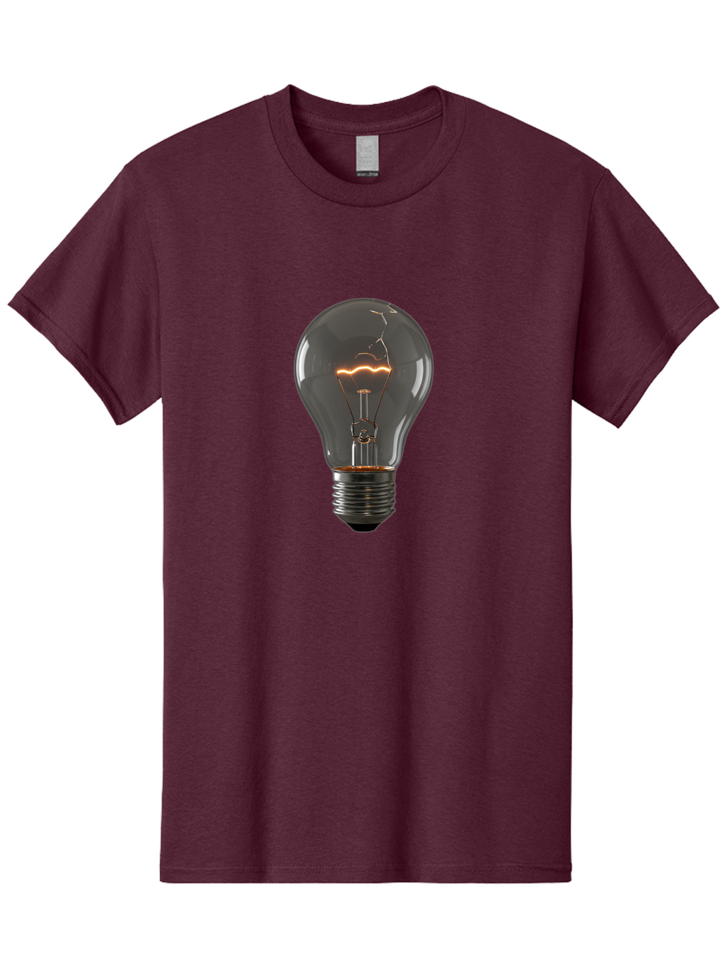 Edison-Bulb Men'S Graphic Tee, 100% Cotton, Comfortable Casual Summer Wear, Machine Washable, Vintage Camera, Old Camera, Antique Camera, Black Camera, Classic Photography, Photography Equipment, Nostalgic Device, Film Camera, Camera Art Baf801