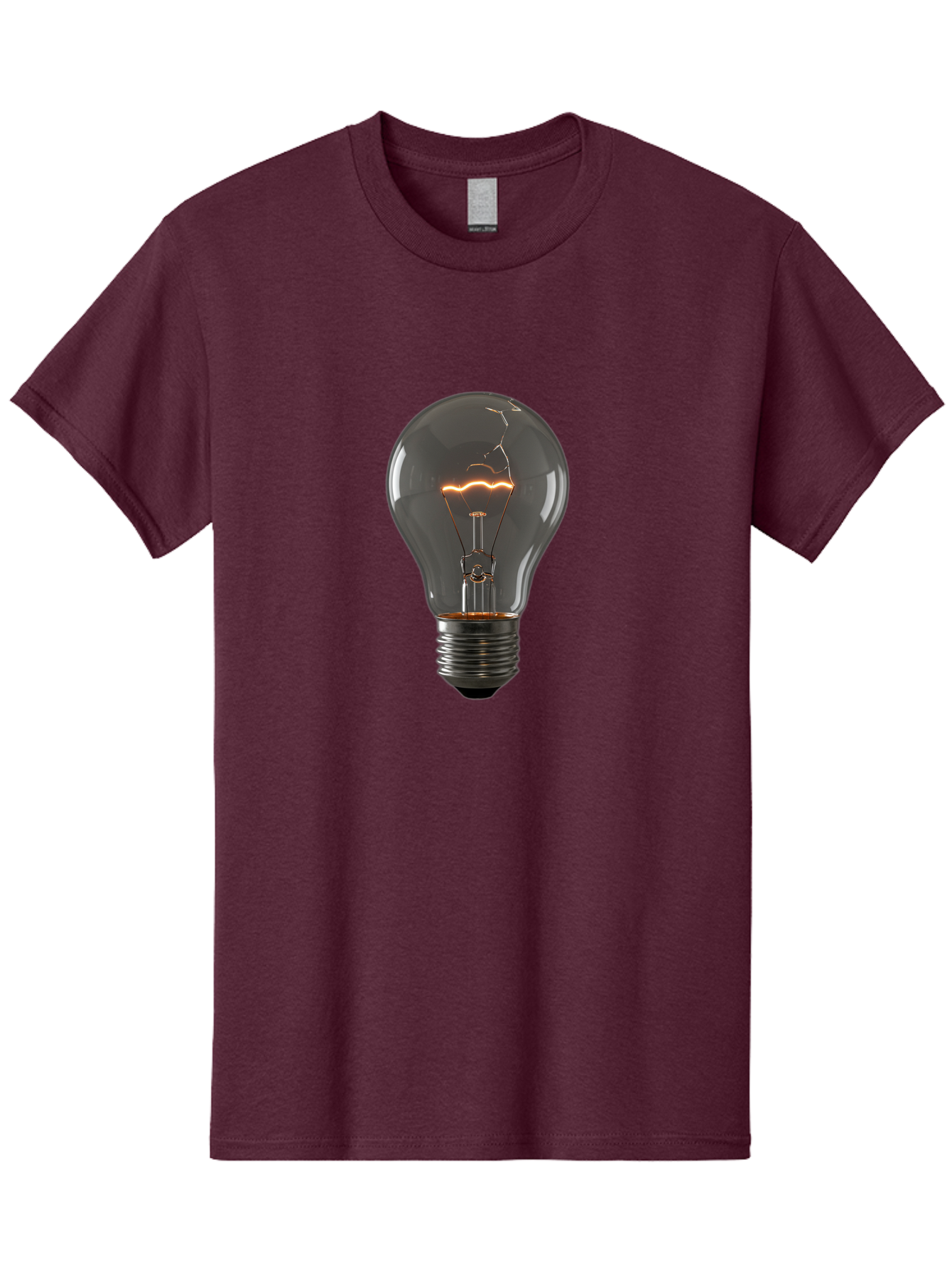 Edison-Bulb Men'S Graphic Tee, 100% Cotton, Comfortable Casual Summer Wear, Machine Washable, Vintage Camera, Old Camera, Antique Camera, Black Camera, Classic Photography, Photography Equipment, Nostalgic Device, Film Camera, Camera Art Baf801