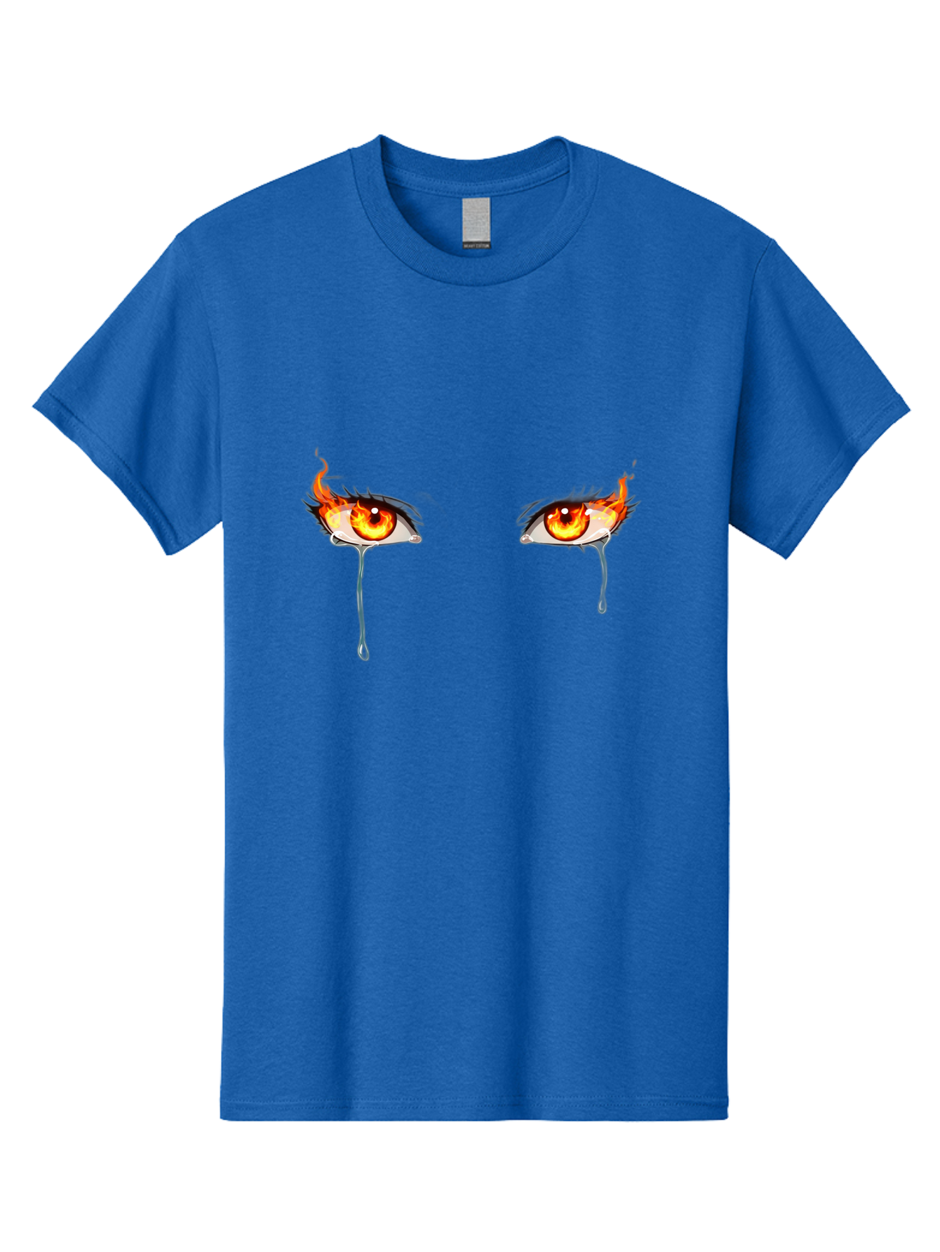 Fiery-Eyes-2 Men'S Graphic Tee, 100% Cotton, Comfortable Casual Summer Wear, Machine Washable, Vintage Camera, Old Camera, Antique Camera, Black Camera, Classic Photography, Photography Equipment, Nostalgic Device, Film Camera, Camera Art Baf809