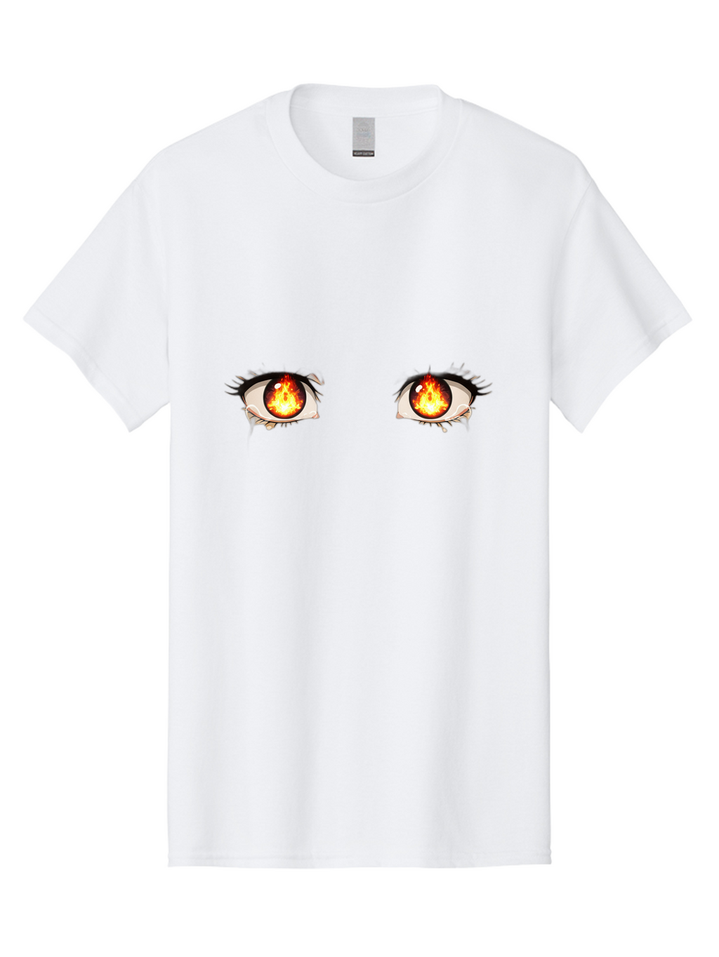 Fiery-Eyes-3 Men'S Graphic Tee, 100% Cotton, Comfortable Casual Summer Wear, Machine Washable, Vintage Camera, Old Camera, Antique Camera, Black Camera, Classic Photography, Photography Equipment, Nostalgic Device, Film Camera, Camera Art Baf810