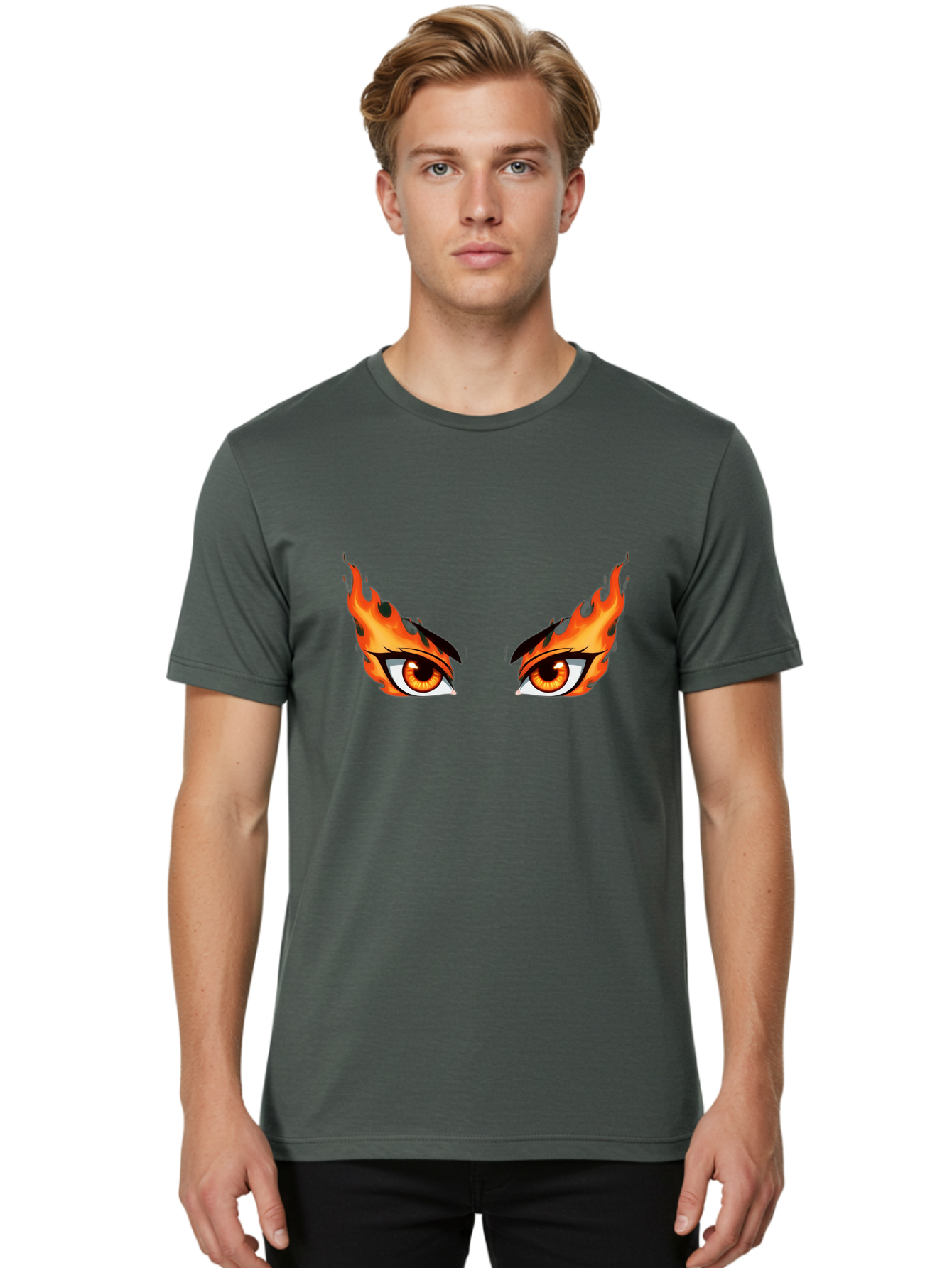 Fiery-Eyes Men'S Graphic Tee, 100% Cotton, Comfortable Casual Summer Wear, Machine Washable, Vintage Camera, Old Camera, Antique Camera, Black Camera, Classic Photography, Photography Equipment, Nostalgic Device, Film Camera, Camera Art Baf811