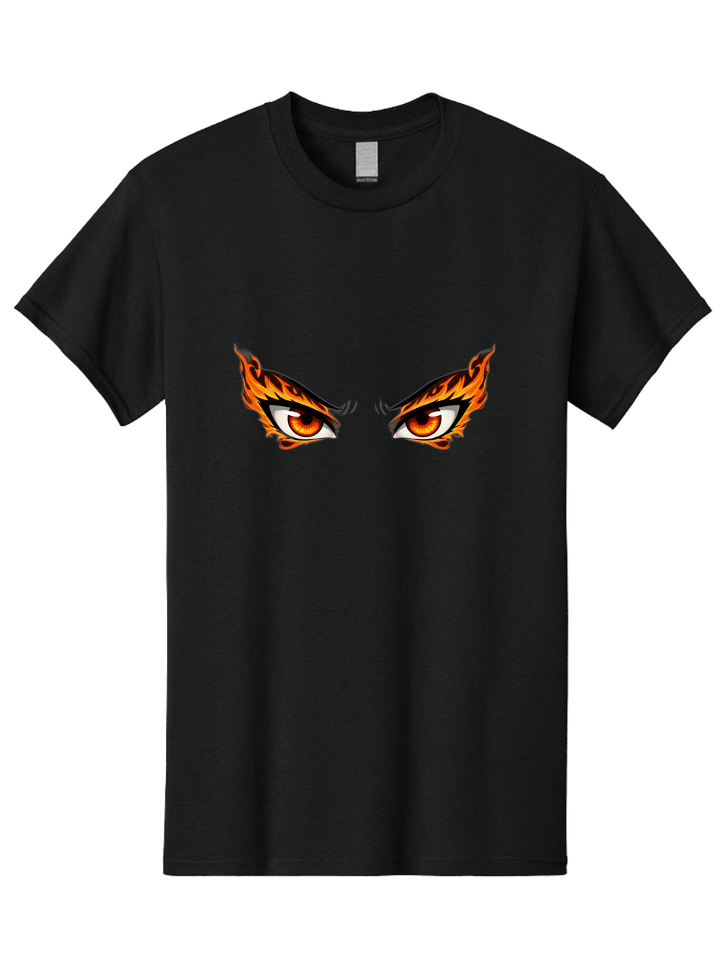 Flaming-Eyes-1 Men'S Graphic Tee, 100% Cotton, Comfortable Casual Summer Wear, Machine Washable, Vintage Camera, Old Camera, Antique Camera, Black Camera, Classic Photography, Photography Equipment, Nostalgic Device, Film Camera, Camera Art Baf814