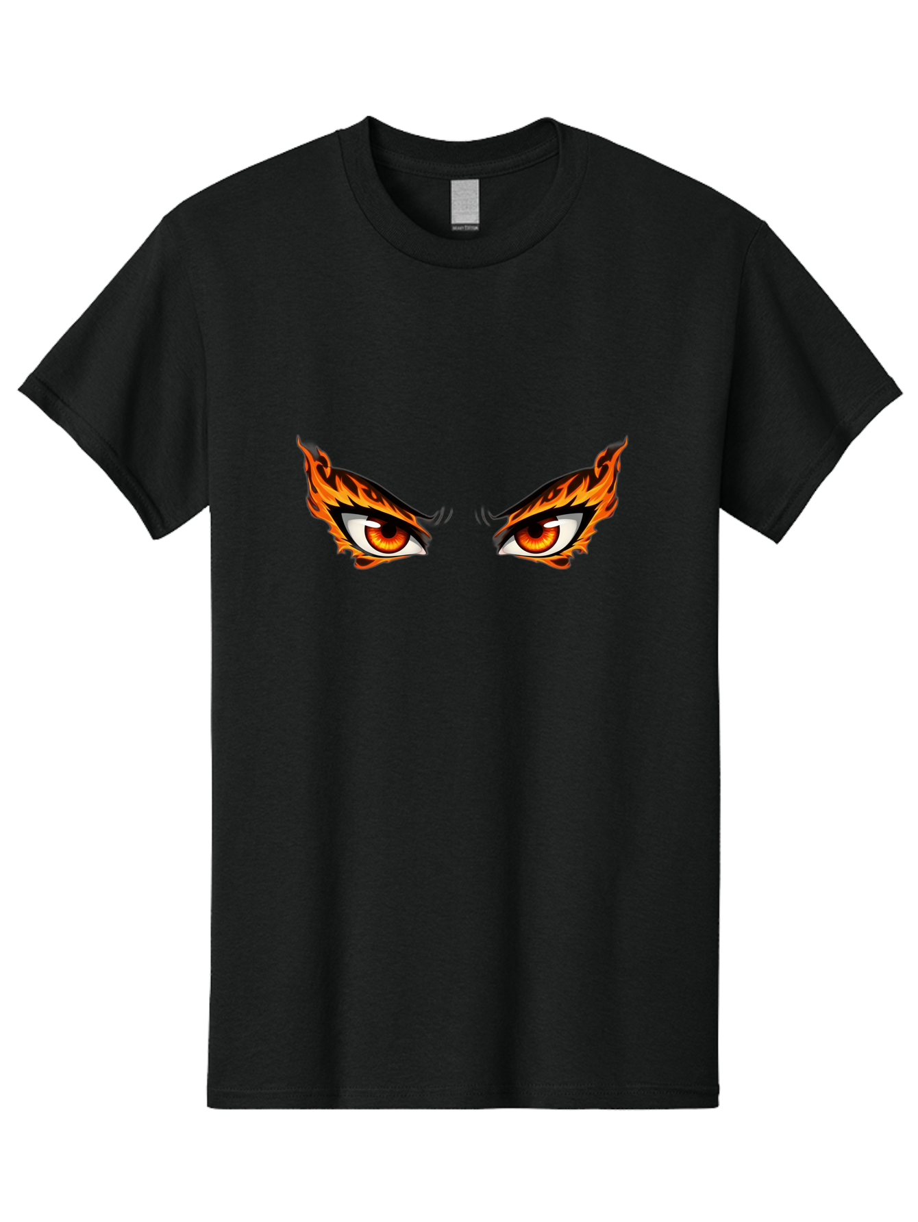 Flaming-Eyes-1 Men'S Graphic Tee, 100% Cotton, Comfortable Casual Summer Wear, Machine Washable, Vintage Camera, Old Camera, Antique Camera, Black Camera, Classic Photography, Photography Equipment, Nostalgic Device, Film Camera, Camera Art Baf814
