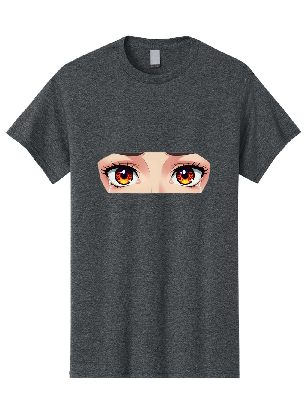 Flaming-Eyes-2 Men'S Graphic Tee, 100% Cotton, Comfortable Casual Summer Wear, Machine Washable, Vintage Camera, Old Camera, Antique Camera, Black Camera, Classic Photography, Photography Equipment, Nostalgic Device, Film Camera, Camera Art Baf815