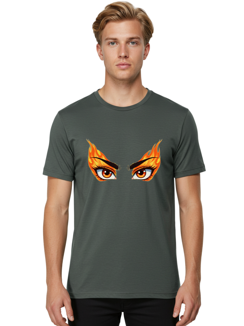Flaming-Eyes Men'S Graphic Tee, 100% Cotton, Comfortable Casual Summer Wear, Machine Washable, Vintage Camera, Old Camera, Antique Camera, Black Camera, Classic Photography, Photography Equipment, Nostalgic Device, Film Camera, Camera Art Baf816