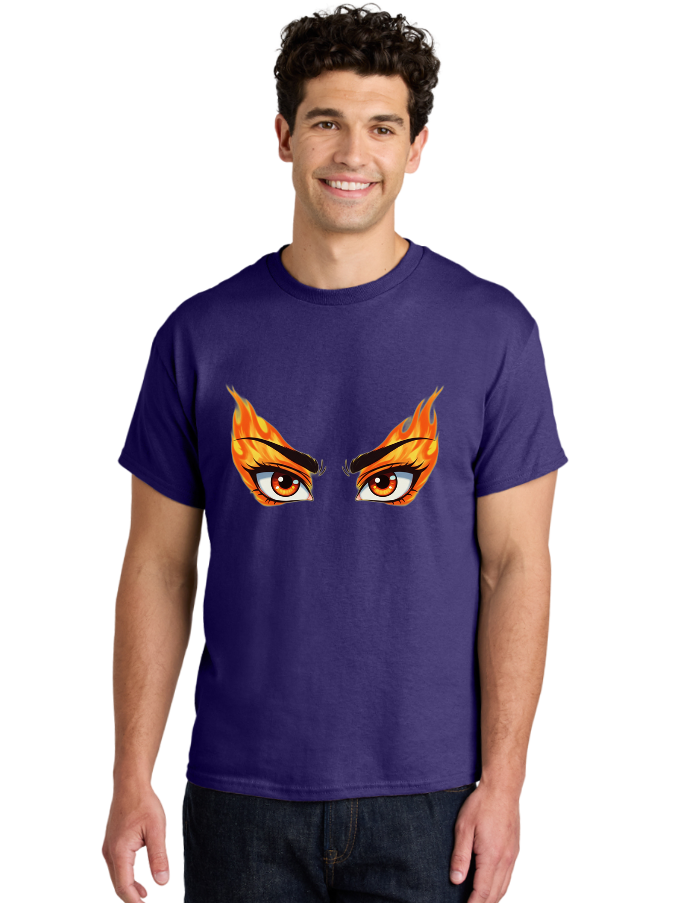 Flaming-Eyes Men'S Graphic Tee, 100% Cotton, Comfortable Casual Summer Wear, Machine Washable, Vintage Camera, Old Camera, Antique Camera, Black Camera, Classic Photography, Photography Equipment, Nostalgic Device, Film Camera, Camera Art Baf816