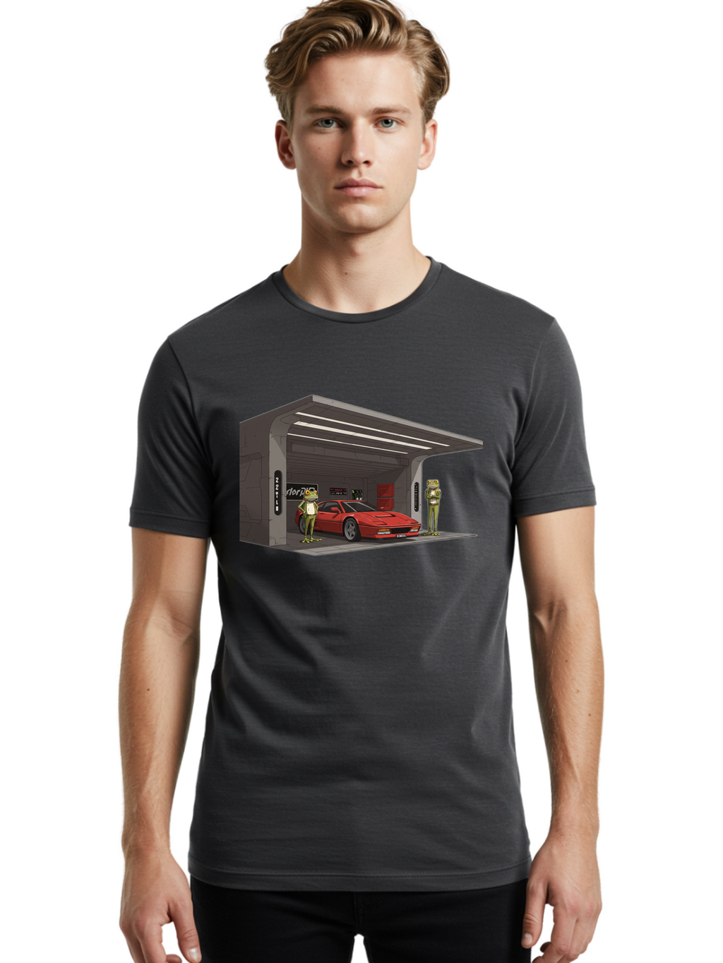 Frog-And-Robot Men'S Graphic Tee, 100% Cotton, Comfortable Casual Summer Wear, Machine Washable, Vintage Camera, Old Camera, Antique Camera, Black Camera, Classic Photography, Photography Equipment, Nostalgic Device, Film Camera, Camera Art Baf818