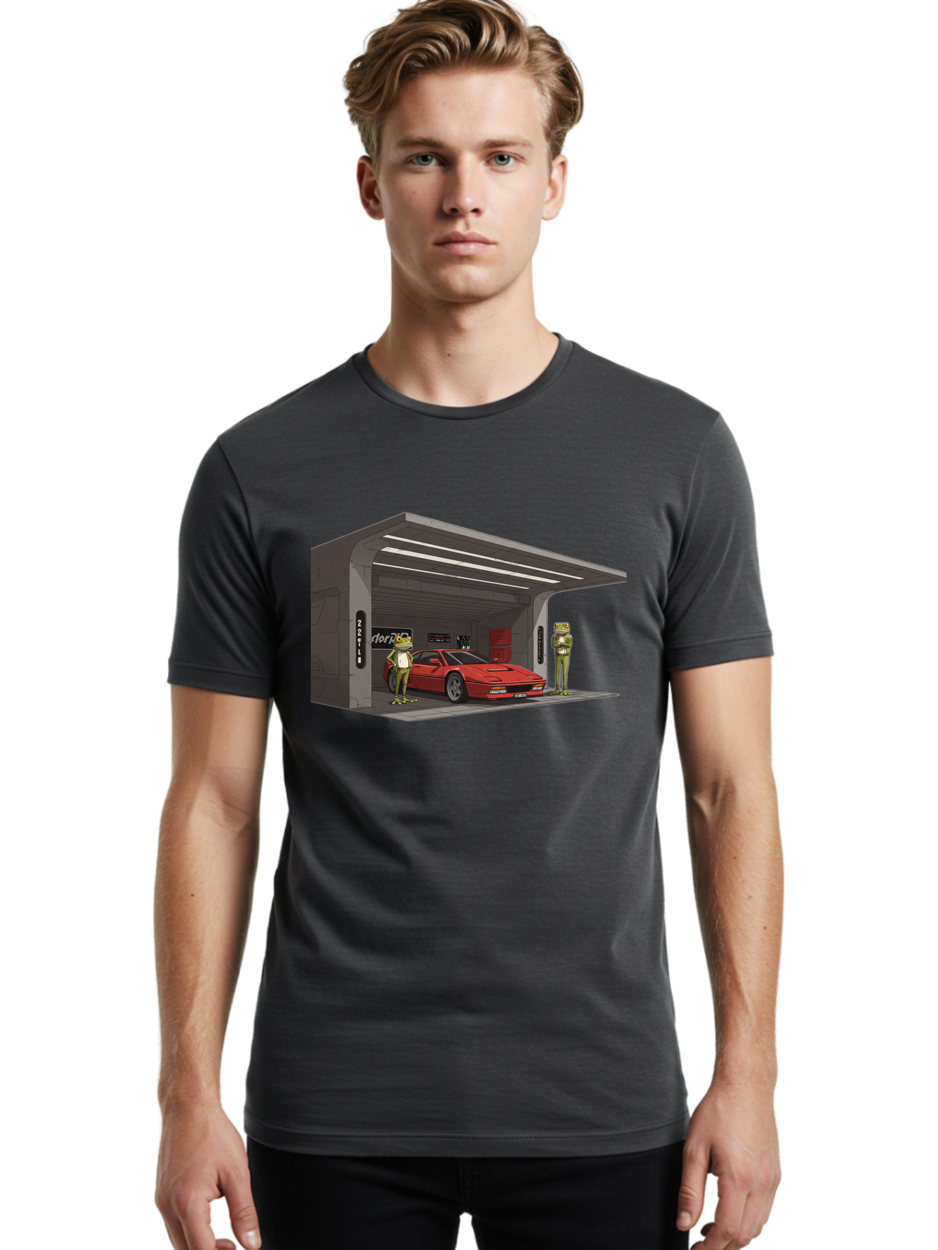 Frog-And-Robot Men'S Graphic Tee, 100% Cotton, Comfortable Casual Summer Wear, Machine Washable, Vintage Camera, Old Camera, Antique Camera, Black Camera, Classic Photography, Photography Equipment, Nostalgic Device, Film Camera, Camera Art Baf818