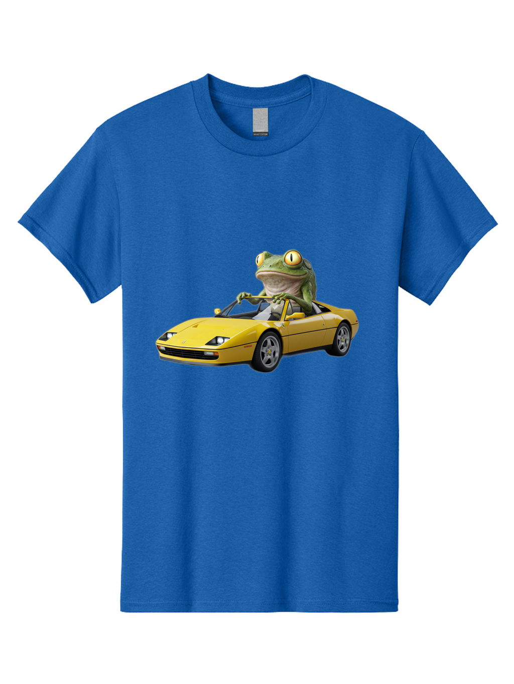 Frog-Driving-Yellow-Ferrari Men'S Graphic Tee, 100% Cotton, Comfortable Casual Summer Wear, Machine Washable, Vintage Camera, Old Camera, Antique Camera, Black Camera, Classic Photography, Photography Equipment, Nostalgic Device, Film Camera, Baf823