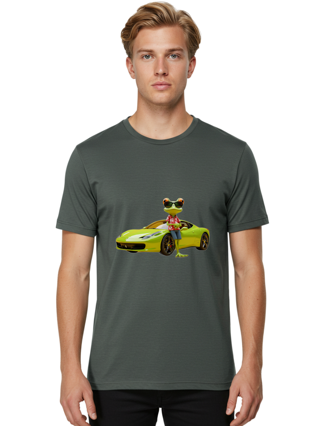 Frog-Ferrari Men'S Graphic Tee, 100% Cotton, Comfortable Casual Summer Wear, Machine Washable, Vintage Camera, Old Camera, Antique Camera, Black Camera, Classic Photography, Photography Equipment, Nostalgic Device, Film Camera, Camera Art Baf824