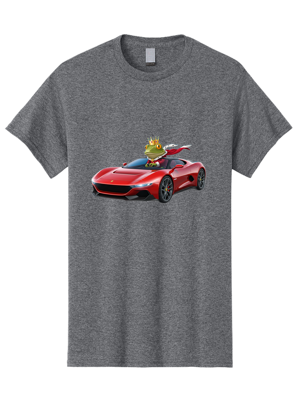 Frog-In-Ferrari-1 Men'S Graphic Tee, 100% Cotton, Comfortable Casual Summer Wear, Machine Washable, Vintage Camera, Old Camera, Antique Camera, Black Camera, Classic Photography, Photography Equipment, Nostalgic Device, Film Camera, Camera Art Baf825