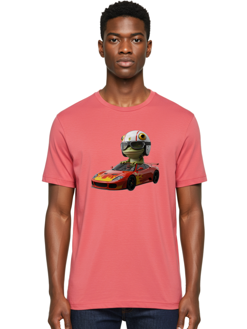 Frog-In-Ferrari Men'S Graphic Tee, 100% Cotton, Comfortable Casual Summer Wear, Machine Washable, Vintage Camera, Old Camera, Antique Camera, Black Camera, Classic Photography, Photography Equipment, Nostalgic Device, Film Camera, Camera Art Baf833