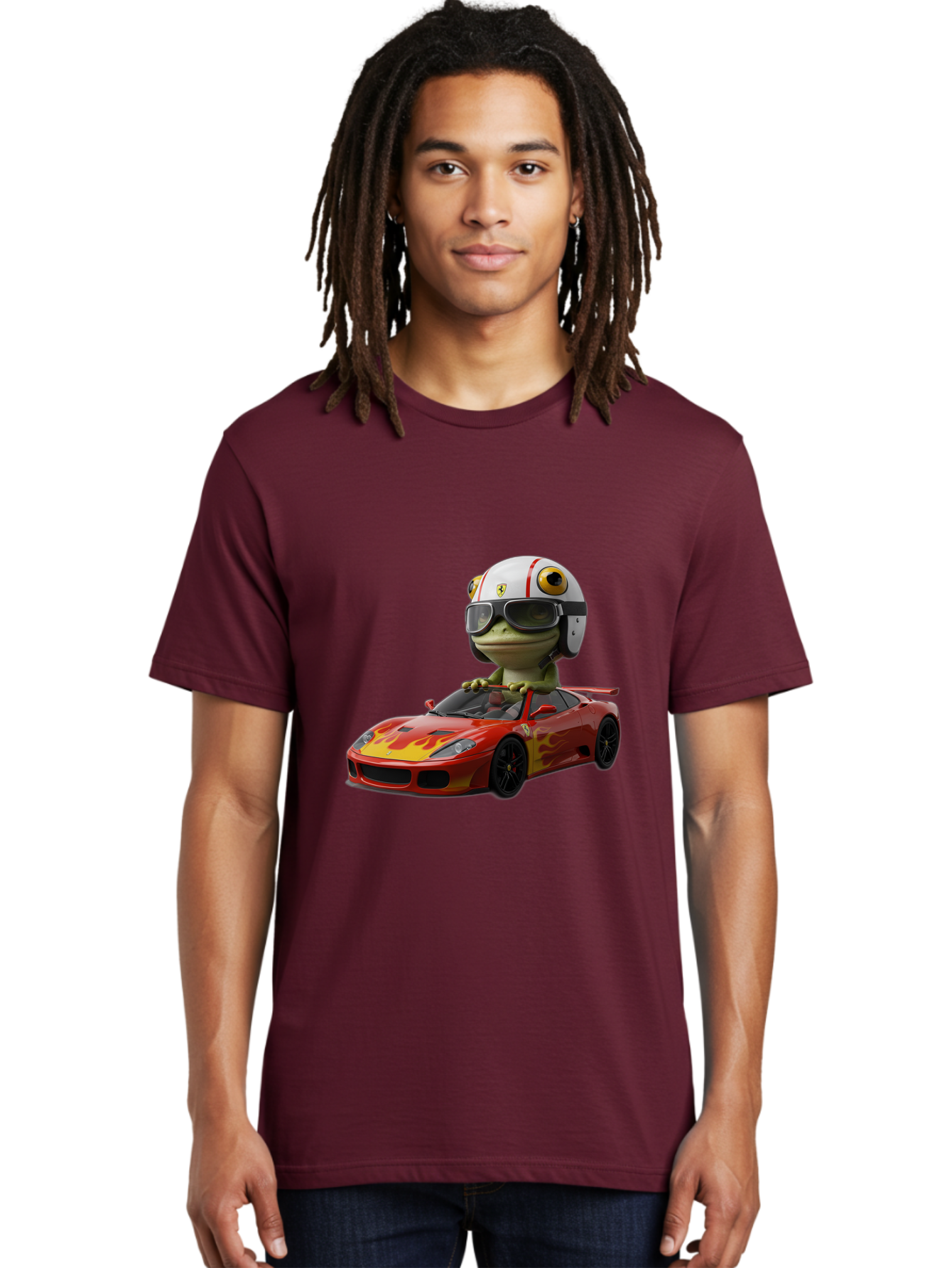 Frog-In-Ferrari Men'S Graphic Tee, 100% Cotton, Comfortable Casual Summer Wear, Machine Washable, Vintage Camera, Old Camera, Antique Camera, Black Camera, Classic Photography, Photography Equipment, Nostalgic Device, Film Camera, Camera Art Baf833