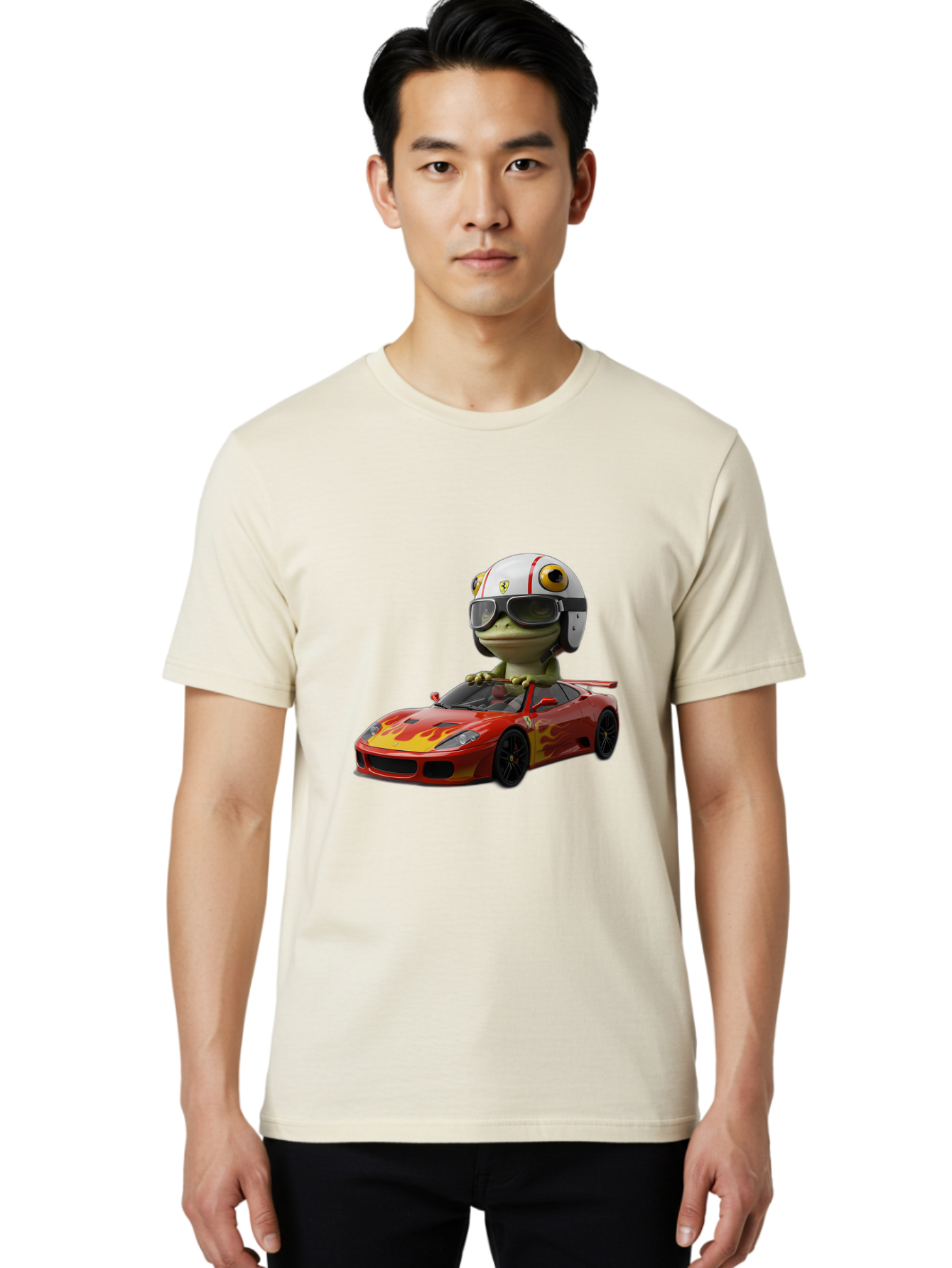 Frog-In-Ferrari Men'S Graphic Tee, 100% Cotton, Comfortable Casual Summer Wear, Machine Washable, Vintage Camera, Old Camera, Antique Camera, Black Camera, Classic Photography, Photography Equipment, Nostalgic Device, Film Camera, Camera Art Baf833