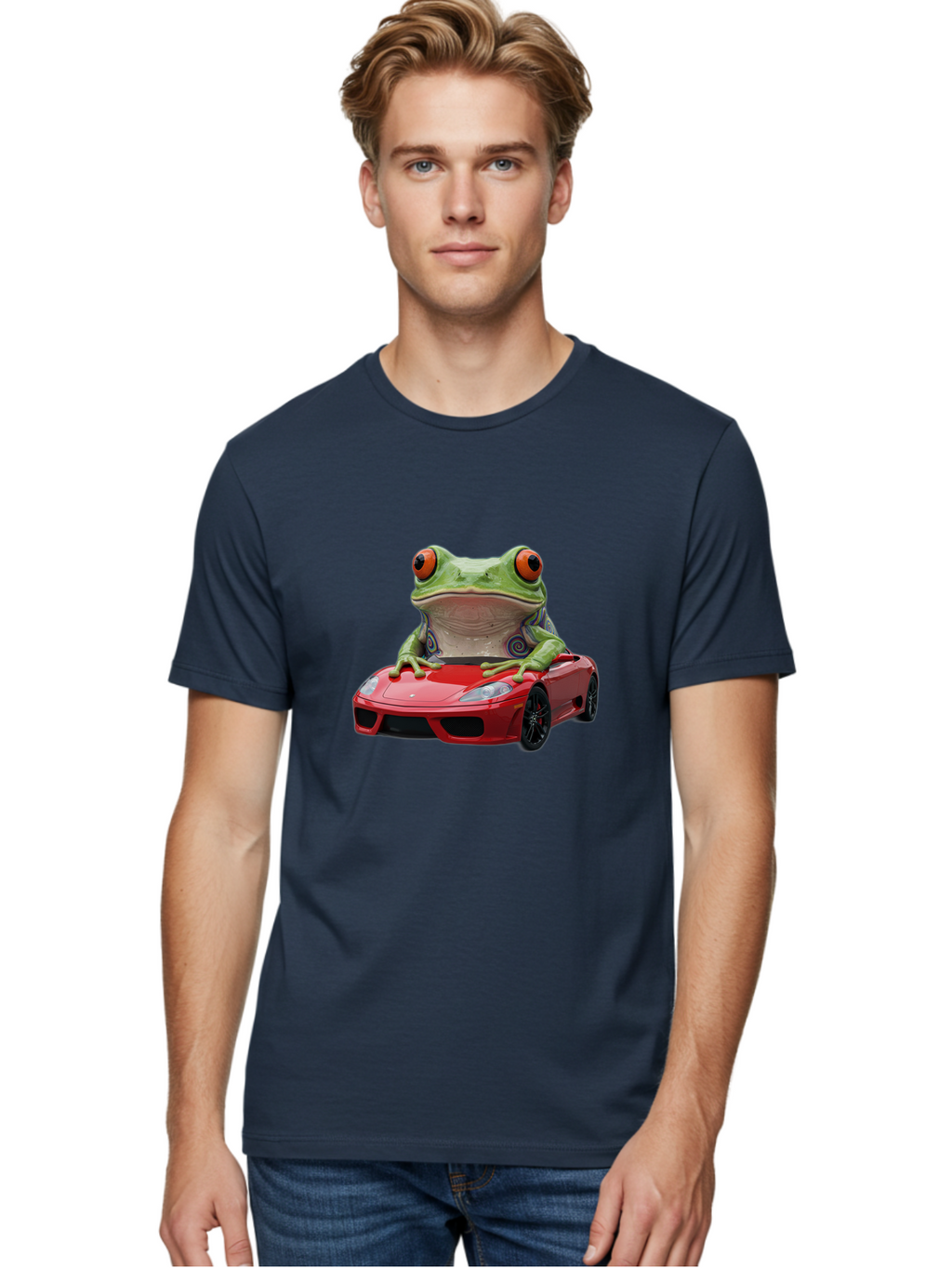 Frog-In-Porsche Men'S Graphic Tee, 100% Cotton, Comfortable Casual Summer Wear, Machine Washable, Vintage Camera, Old Camera, Antique Camera, Black Camera, Classic Photography, Photography Equipment, Nostalgic Device, Film Camera, Camera Art Baf835
