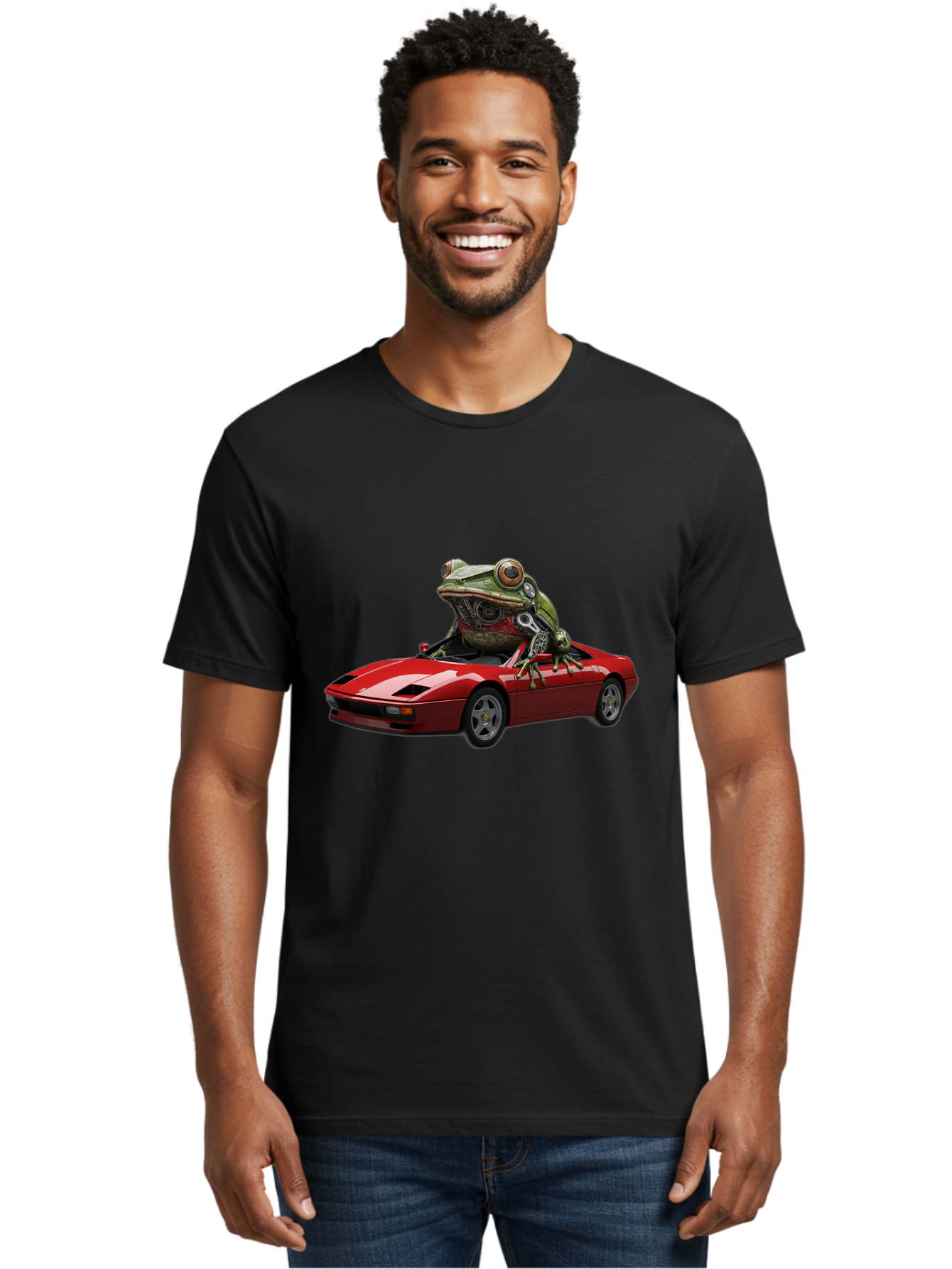 Frog-Mechanic Men'S Graphic Tee, 100% Cotton, Comfortable Casual Summer Wear, Machine Washable, Vintage Camera, Old Camera, Antique Camera, Black Camera, Classic Photography, Photography Equipment, Nostalgic Device, Film Camera, Camera Art Baf842