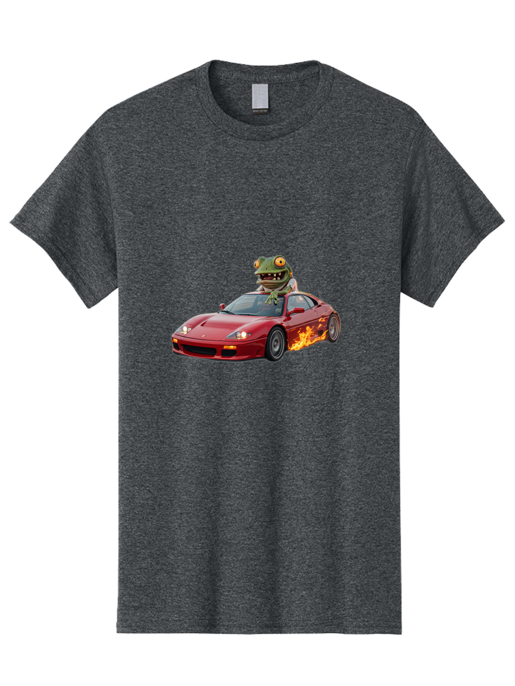 Frog-Riding-Ferrari Men'S Graphic Tee, 100% Cotton, Comfortable Casual Summer Wear, Machine Washable, Vintage Camera, Old Camera, Antique Camera, Black Camera, Classic Photography, Photography Equipment, Nostalgic Device, Film Camera, Baf845