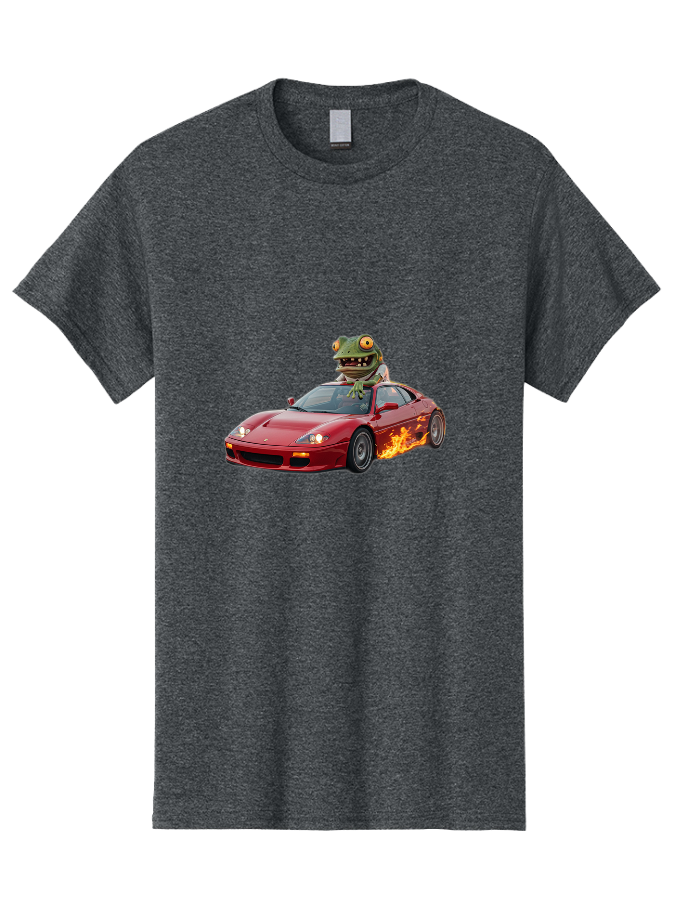 Frog-Riding-Ferrari Men'S Graphic Tee, 100% Cotton, Comfortable Casual Summer Wear, Machine Washable, Vintage Camera, Old Camera, Antique Camera, Black Camera, Classic Photography, Photography Equipment, Nostalgic Device, Film Camera, Baf845