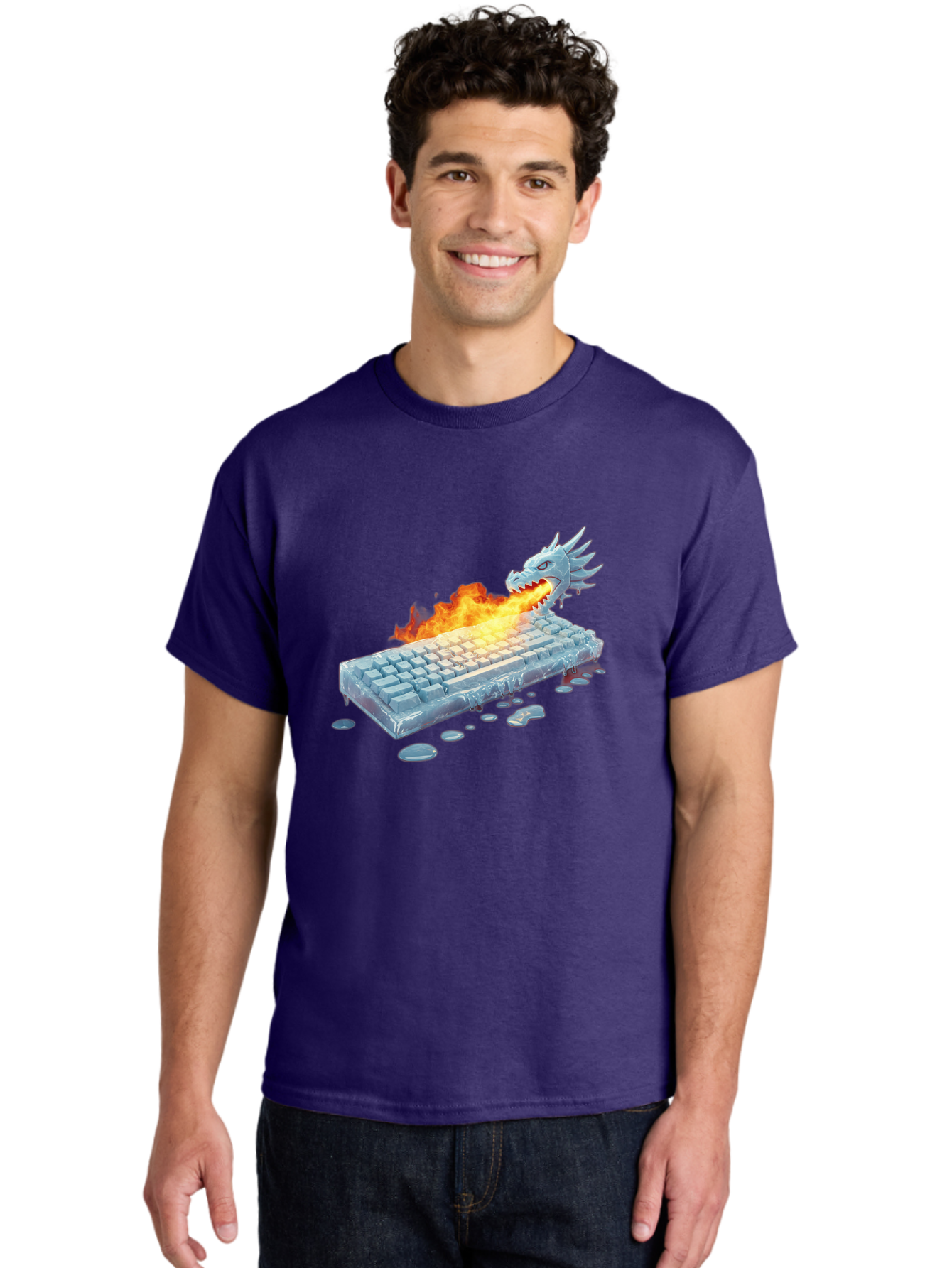 Frozen-Keyboard-Dragon Men'S Graphic Tee, 100% Cotton, Comfortable Casual Summer Wear, Machine Washable, Vintage Camera, Old Camera, Antique Camera, Black Camera, Classic Photography, Photography Equipment, Nostalgic Device, Film Camera, Baf849