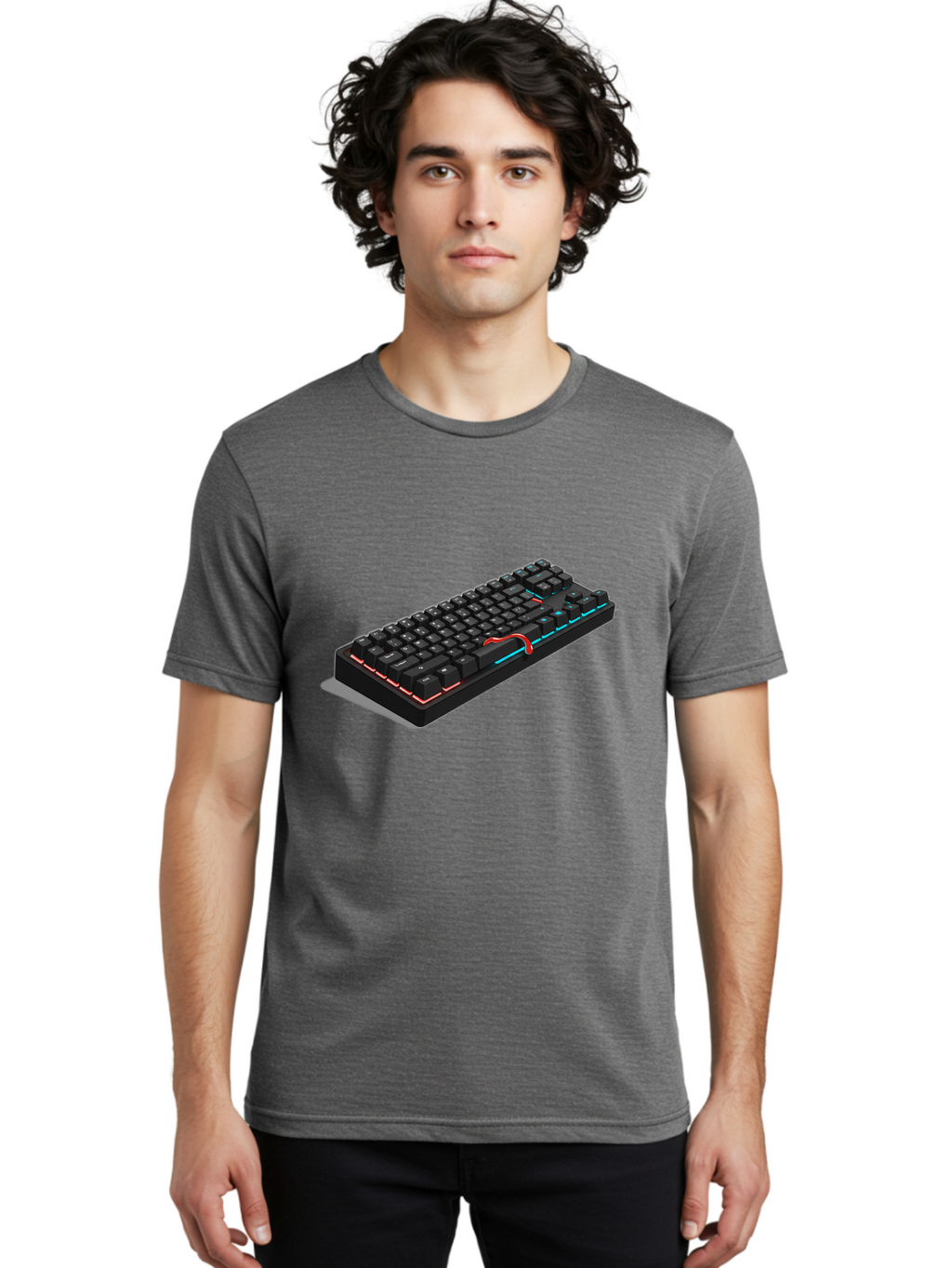 Gaming-Keyboard Men'S Graphic Tee, 100% Cotton, Comfortable Casual Summer Wear, Machine Washable, Vintage Camera, Old Camera, Antique Camera, Black Camera, Classic Photography, Photography Equipment, Nostalgic Device, Film Camera, Camera Art Baf852