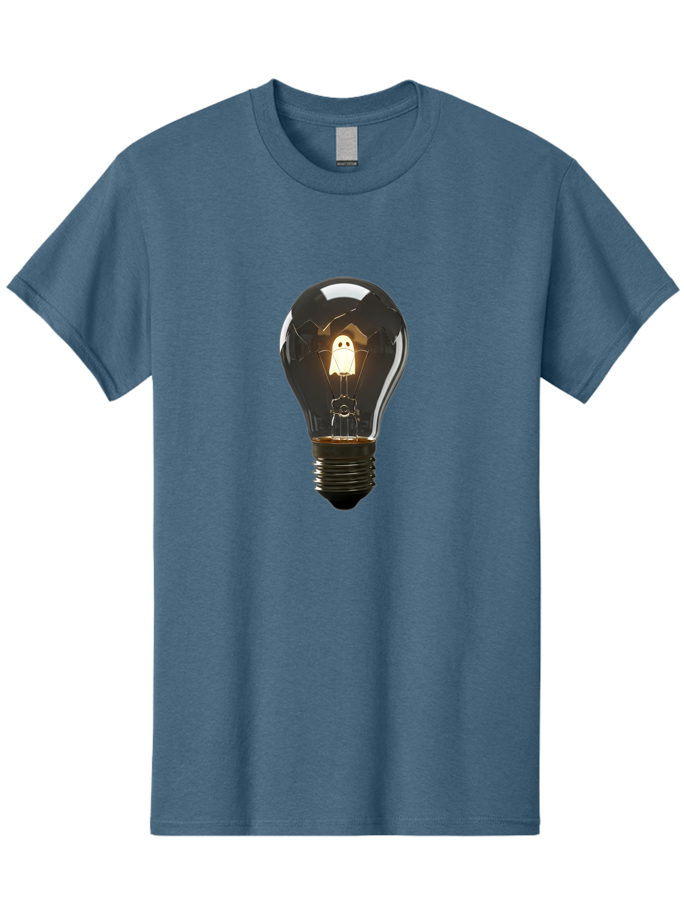 Ghost-In-Bulb Men'S Graphic Tee, 100% Cotton, Comfortable Casual Summer Wear, Machine Washable, Vintage Camera, Old Camera, Antique Camera, Black Camera, Classic Photography, Photography Equipment, Nostalgic Device, Film Camera, Camera Art Baf853