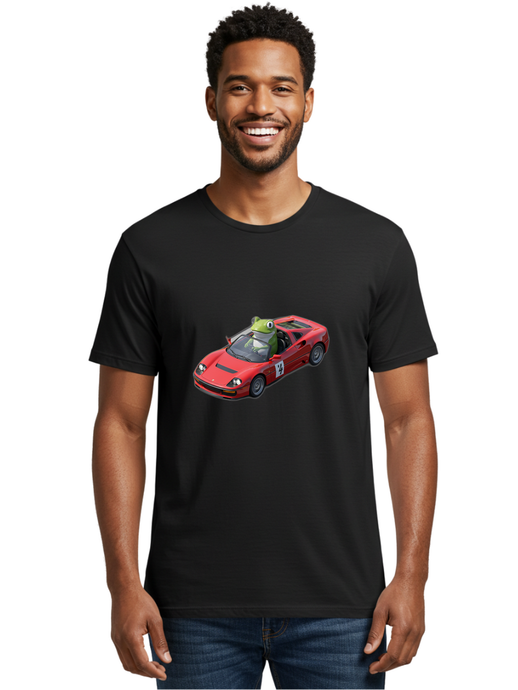 Kermit-In-Ferrari Men'S Graphic Tee, 100% Cotton, Comfortable Casual Summer Wear, Machine Washable, Vintage Camera, Old Camera, Antique Camera, Black Camera, Classic Photography, Photography Equipment, Nostalgic Device, Film Camera, Camera Art Baf861