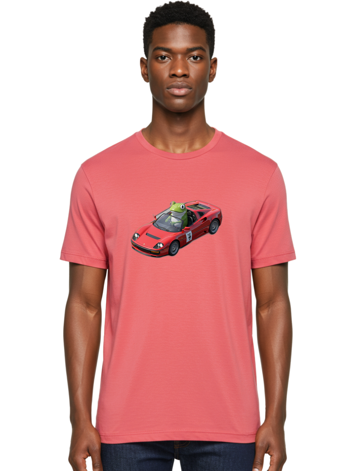 Kermit-In-Ferrari Men'S Graphic Tee, 100% Cotton, Comfortable Casual Summer Wear, Machine Washable, Vintage Camera, Old Camera, Antique Camera, Black Camera, Classic Photography, Photography Equipment, Nostalgic Device, Film Camera, Camera Art Baf861