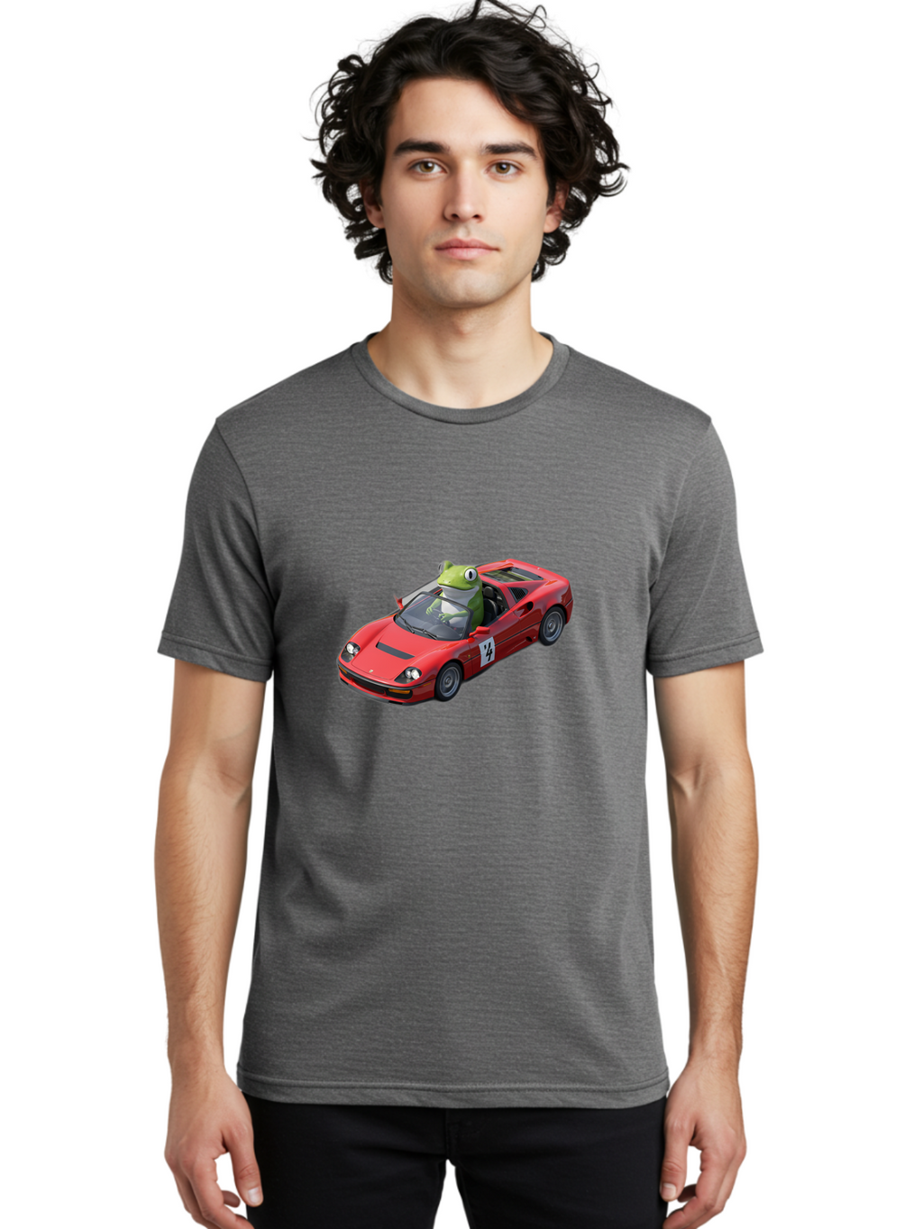 Kermit-In-Ferrari Men'S Graphic Tee, 100% Cotton, Comfortable Casual Summer Wear, Machine Washable, Vintage Camera, Old Camera, Antique Camera, Black Camera, Classic Photography, Photography Equipment, Nostalgic Device, Film Camera, Camera Art Baf861