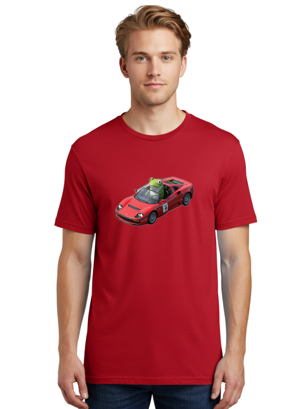 Kermit-In-Ferrari Men'S Graphic Tee, 100% Cotton, Comfortable Casual Summer Wear, Machine Washable, Vintage Camera, Old Camera, Antique Camera, Black Camera, Classic Photography, Photography Equipment, Nostalgic Device, Film Camera, Camera Art Baf861