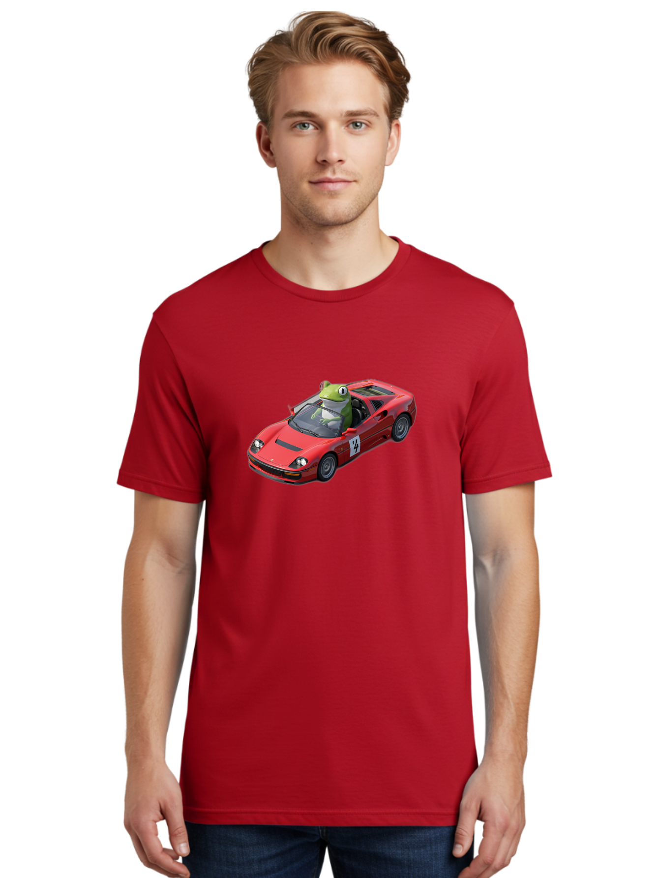 Kermit-In-Ferrari Men'S Graphic Tee, 100% Cotton, Comfortable Casual Summer Wear, Machine Washable, Vintage Camera, Old Camera, Antique Camera, Black Camera, Classic Photography, Photography Equipment, Nostalgic Device, Film Camera, Camera Art Baf861