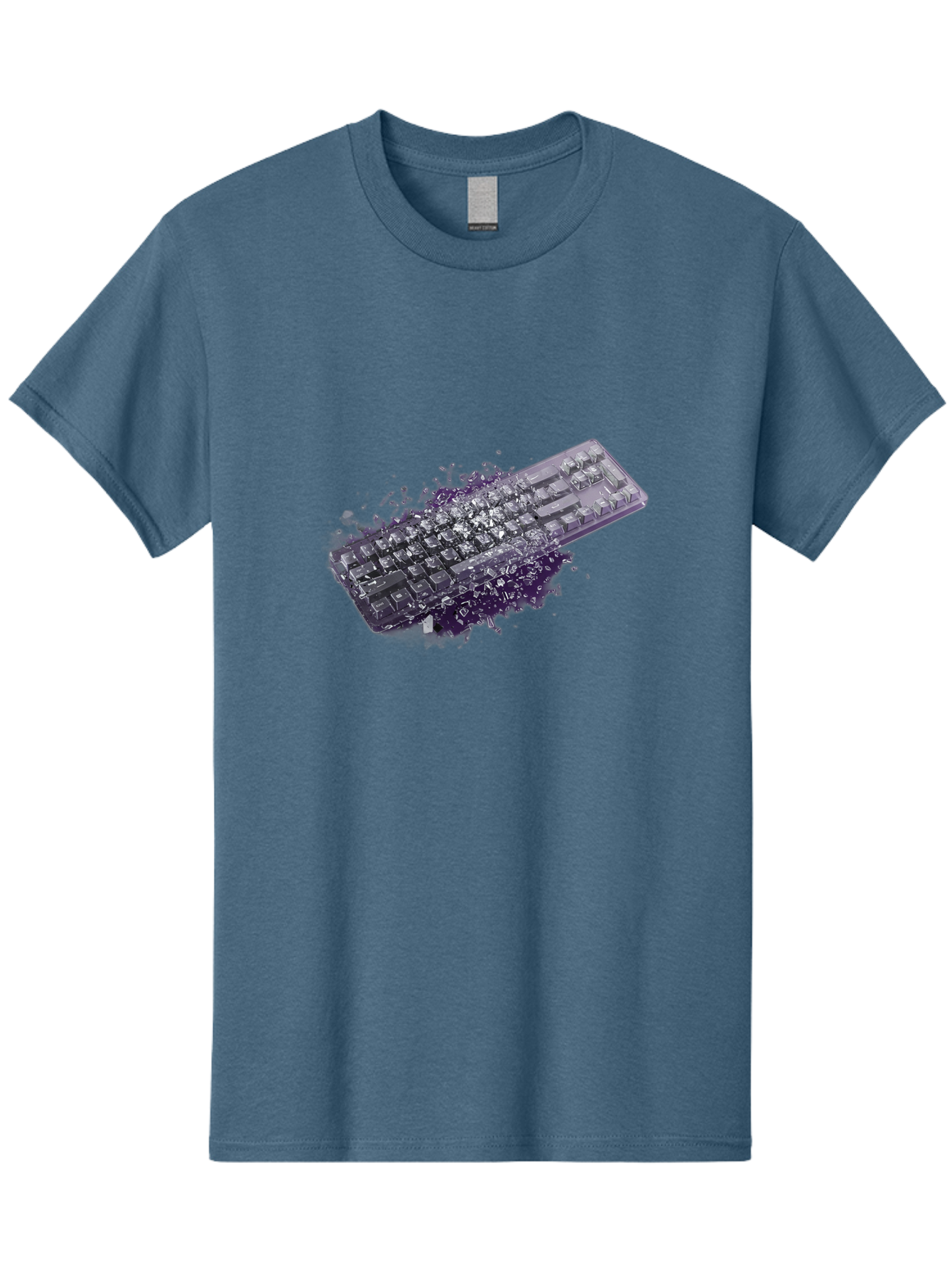 Keyboard-Disintegrating Men'S Graphic Tee, 100% Cotton, Comfortable Casual Summer Wear, Machine Washable, Vintage Camera, Old Camera, Antique Camera, Black Camera, Classic Photography, Photography Equipment, Nostalgic Device, Film Camera, Baf862