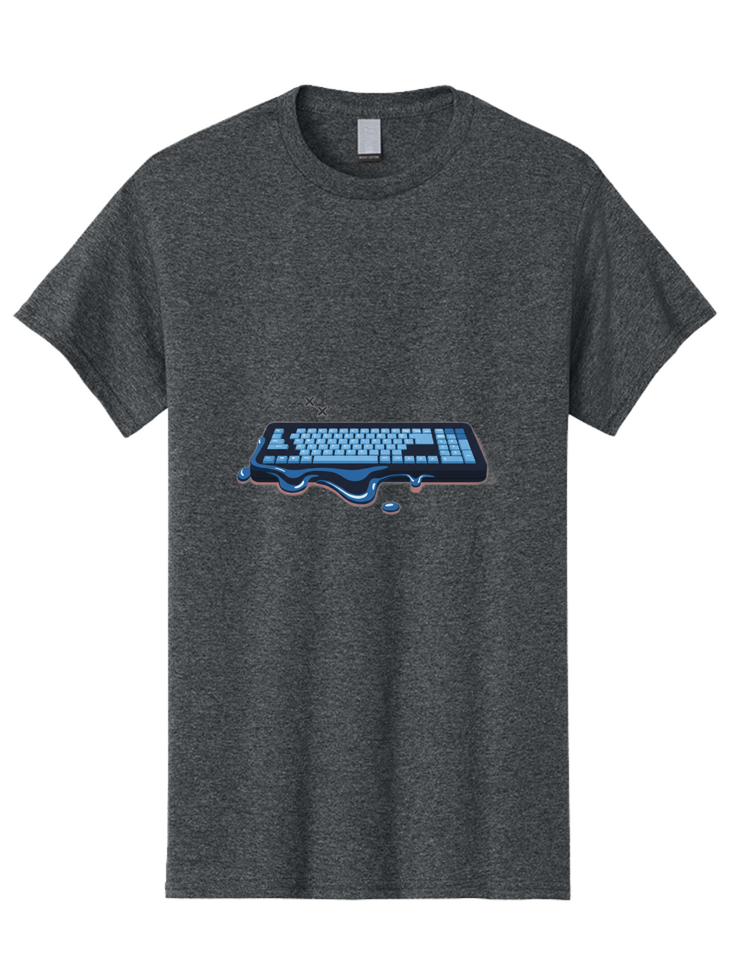 Keyboard-With-Liquid Men'S Graphic Tee, 100% Cotton, Comfortable Casual Summer Wear, Machine Washable, Vintage Camera, Old Camera, Antique Camera, Black Camera, Classic Photography, Photography Equipment, Nostalgic Device, Film Camera, Baf865