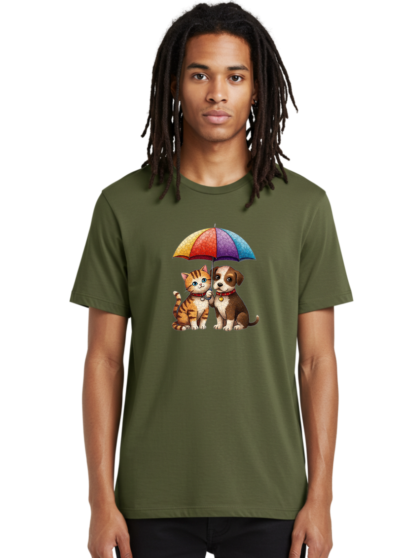 Kitten-Puppy-Umbrella Men'S Graphic Tee, 100% Cotton, Comfortable Casual Summer Wear, Machine Washable, Vintage Camera, Old Camera, Antique Camera, Black Camera, Classic Photography, Photography Equipment, Nostalgic Device, Film Camera, Baf867