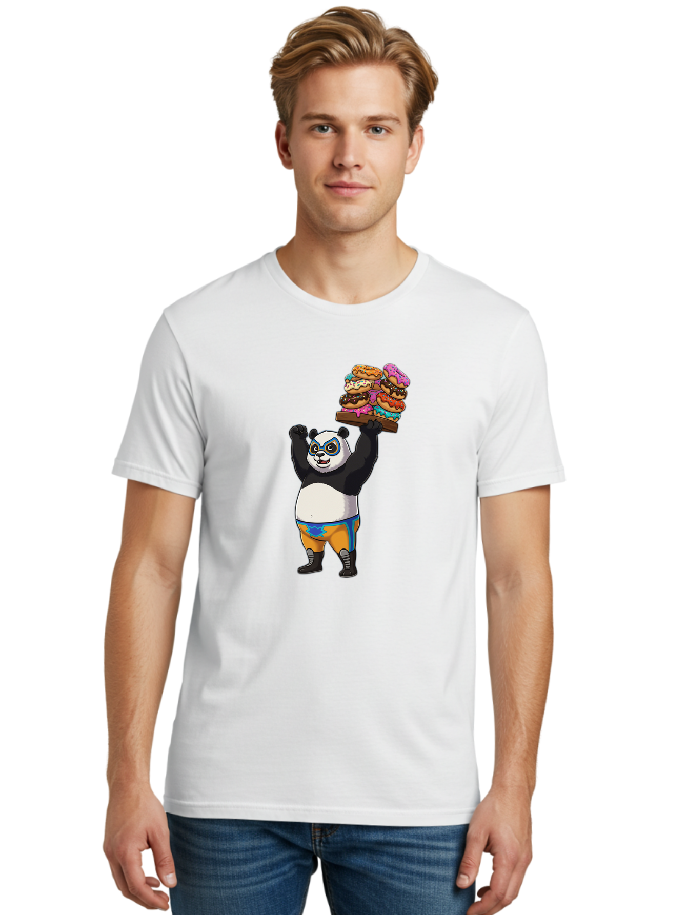Kung-Fu-Panda-Holding-Burgers Men'S Graphic Tee, 100% Cotton, Comfortable Casual Summer Wear, Machine Washable, Vintage Camera, Old Camera, Antique Camera, Black Camera, Classic Photography, Photography Equipment, Nostalgic Device, Baf869