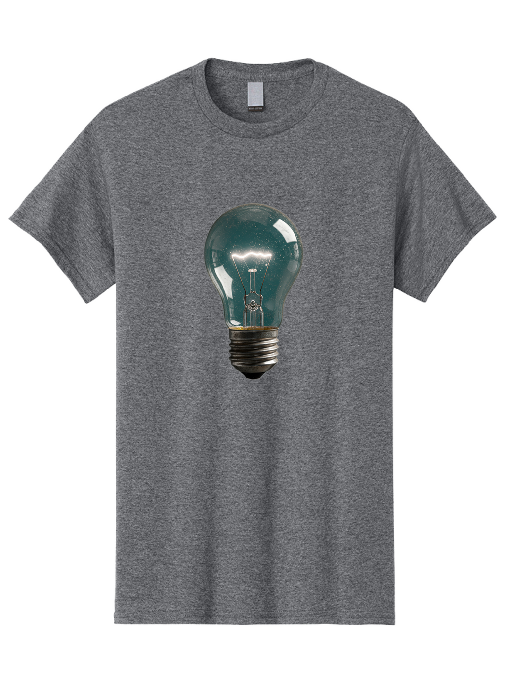 Light-Bulb-12 Men'S Graphic Tee, 100% Cotton, Comfortable Casual Summer Wear, Machine Washable, Vintage Camera, Old Camera, Antique Camera, Black Camera, Classic Photography, Photography Equipment, Nostalgic Device, Film Camera, Camera Art Baf875