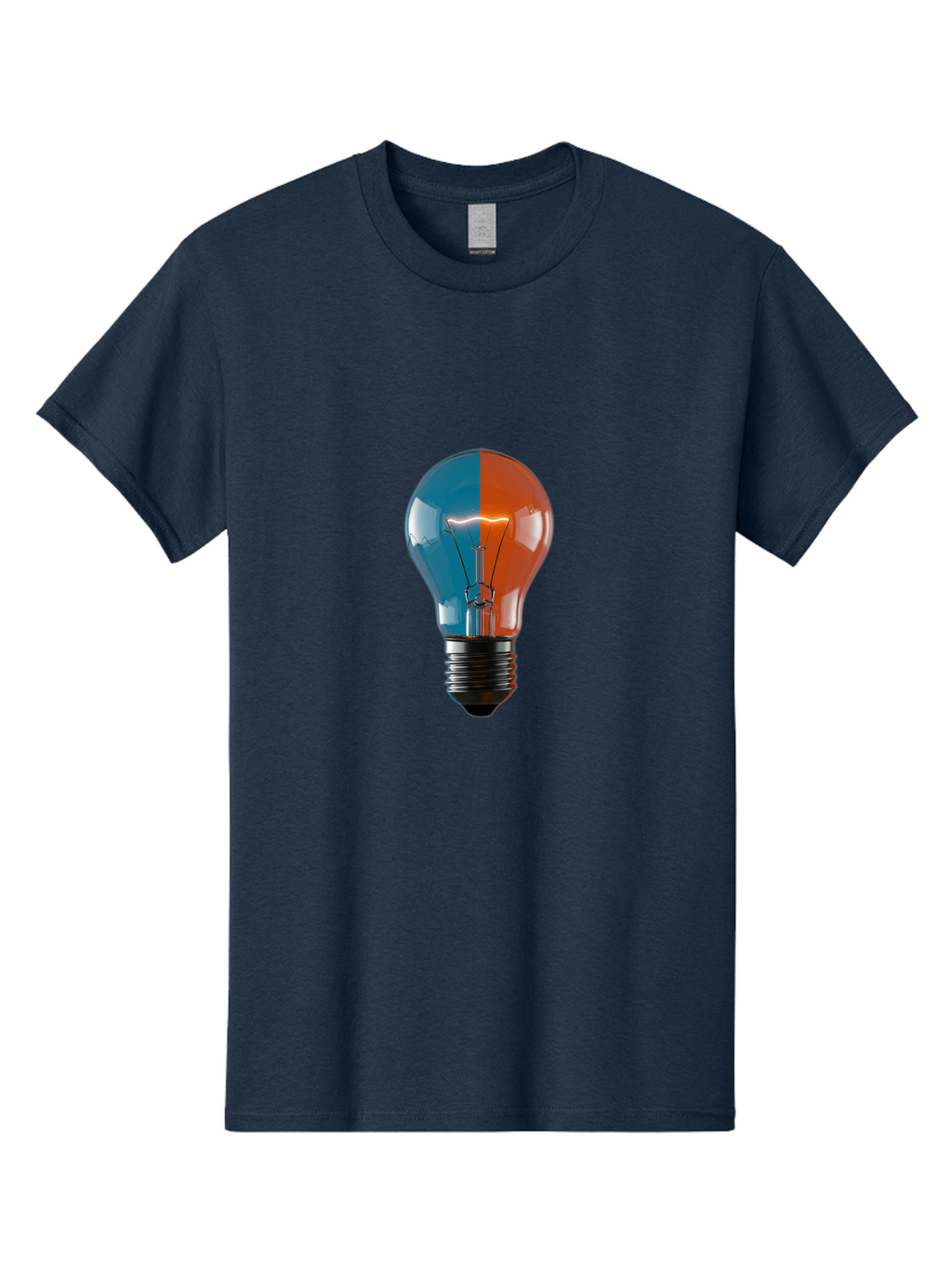 Light-Bulb-13 Men'S Graphic Tee, 100% Cotton, Comfortable Casual Summer Wear, Machine Washable, Vintage Camera, Old Camera, Antique Camera, Black Camera, Classic Photography, Photography Equipment, Nostalgic Device, Film Camera, Camera Art Baf876