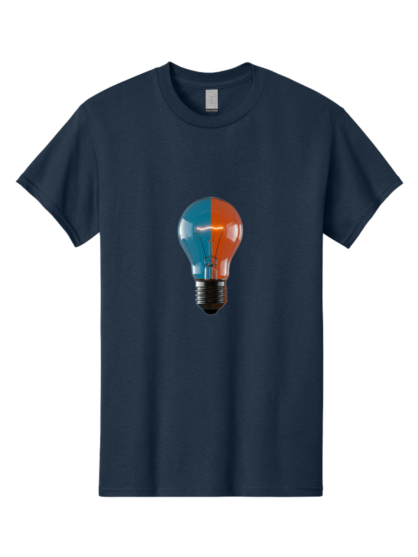 Light-Bulb-13 Men'S Graphic Tee, 100% Cotton, Comfortable Casual Summer Wear, Machine Washable, Vintage Camera, Old Camera, Antique Camera, Black Camera, Classic Photography, Photography Equipment, Nostalgic Device, Film Camera, Camera Art Baf876