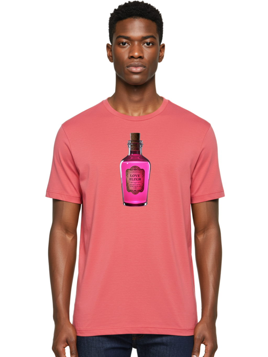 Love-Elixir-Bottle Men'S Graphic Tee, 100% Cotton, Comfortable Casual Summer Wear, Machine Washable, Vintage Camera, Old Camera, Antique Camera, Black Camera, Classic Photography, Photography Equipment, Nostalgic Device, Film Camera, Baf891