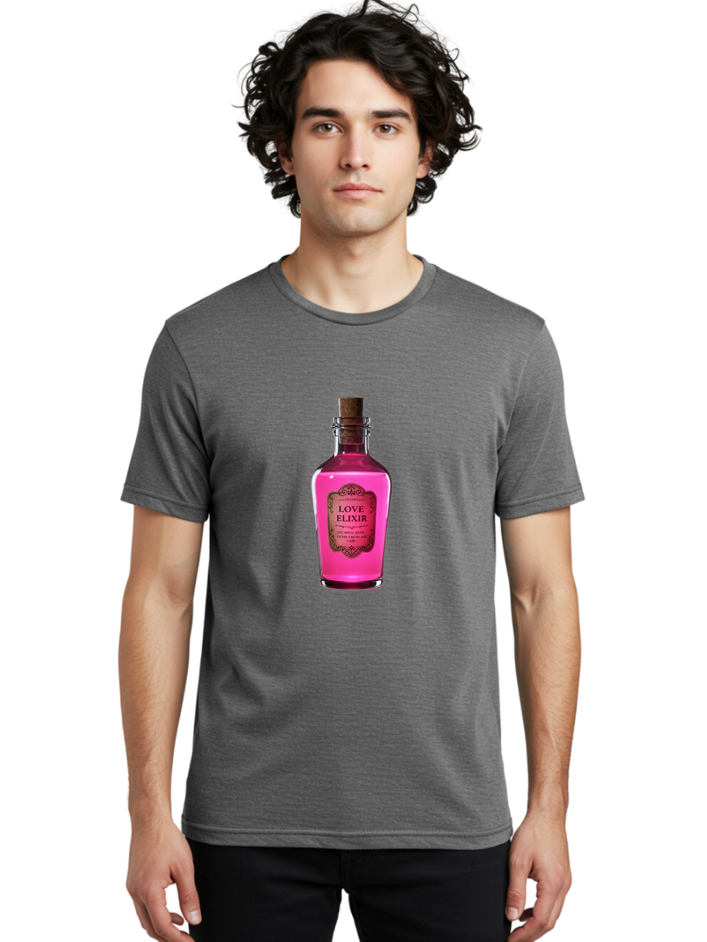 Love-Elixir-Bottle Men'S Graphic Tee, 100% Cotton, Comfortable Casual Summer Wear, Machine Washable, Vintage Camera, Old Camera, Antique Camera, Black Camera, Classic Photography, Photography Equipment, Nostalgic Device, Film Camera, Baf891