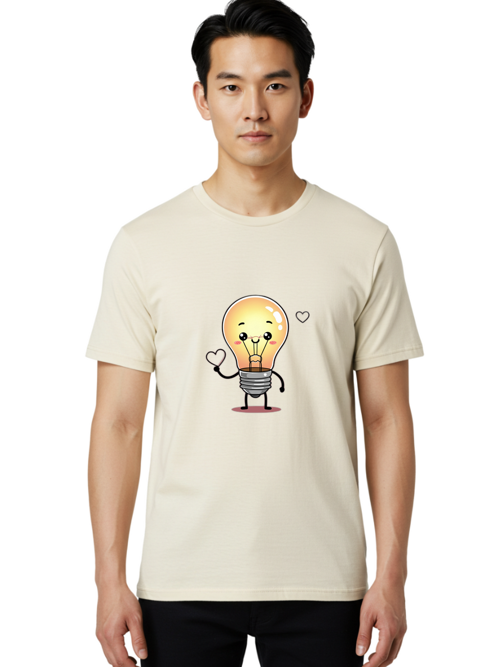 Love-Light-Bulb Men'S Graphic Tee, 100% Cotton, Comfortable Casual Summer Wear, Machine Washable, Vintage Camera, Old Camera, Antique Camera, Black Camera, Classic Photography, Photography Equipment, Nostalgic Device, Film Camera, Camera Art Baf892