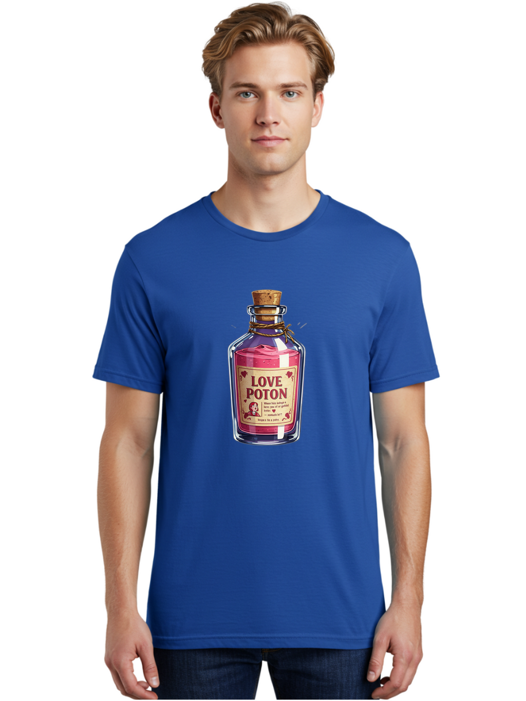 Love-Potion-2 Men'S Graphic Tee, 100% Cotton, Comfortable Casual Summer Wear, Machine Washable, Vintage Camera, Old Camera, Antique Camera, Black Camera, Classic Photography, Photography Equipment, Nostalgic Device, Film Camera, Camera Art Baf897