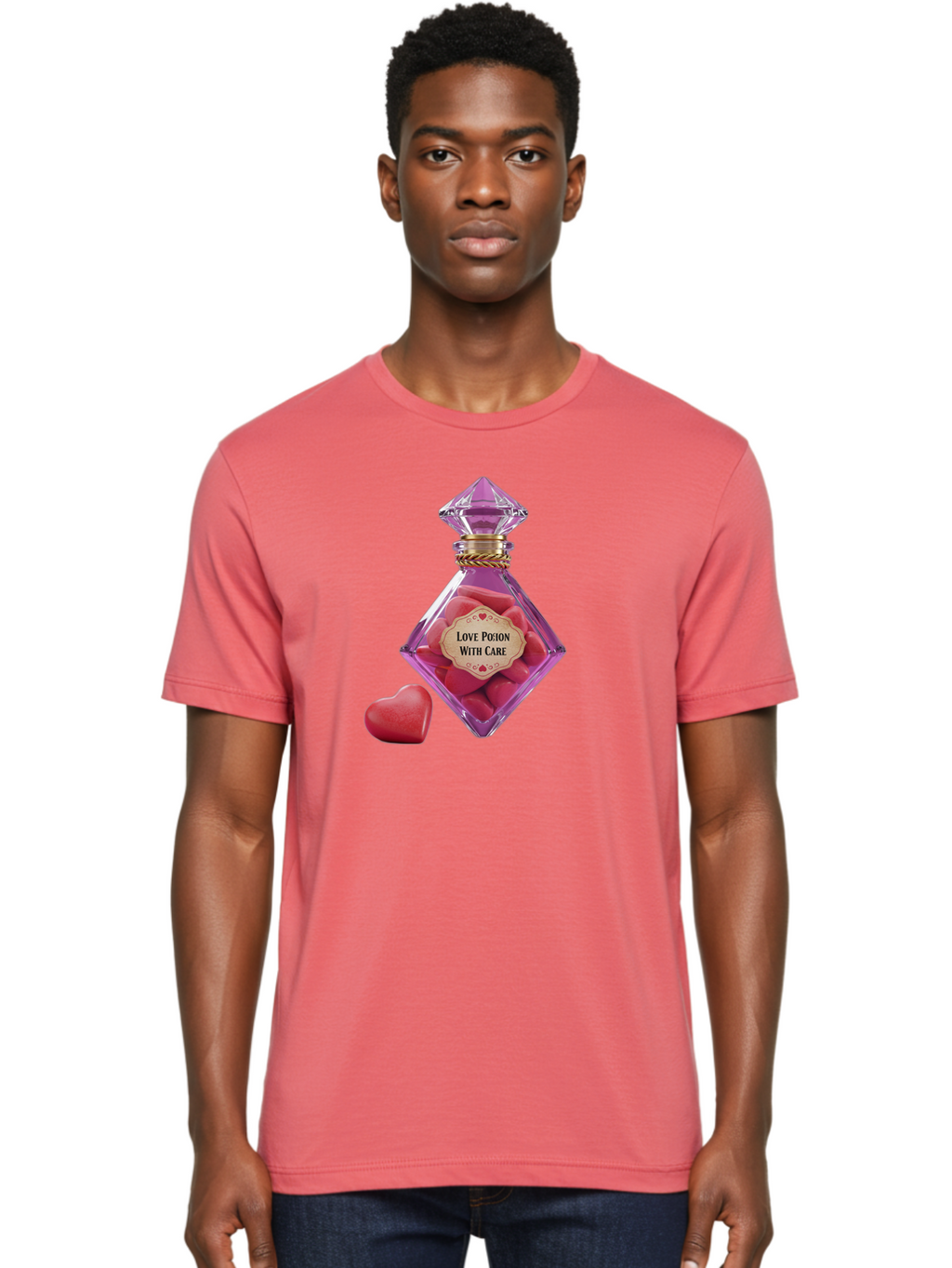 Love-Potion-3 Men'S Graphic Tee, 100% Cotton, Comfortable Casual Summer Wear, Machine Washable, Vintage Camera, Old Camera, Antique Camera, Black Camera, Classic Photography, Photography Equipment, Nostalgic Device, Film Camera, Camera Art Baf898