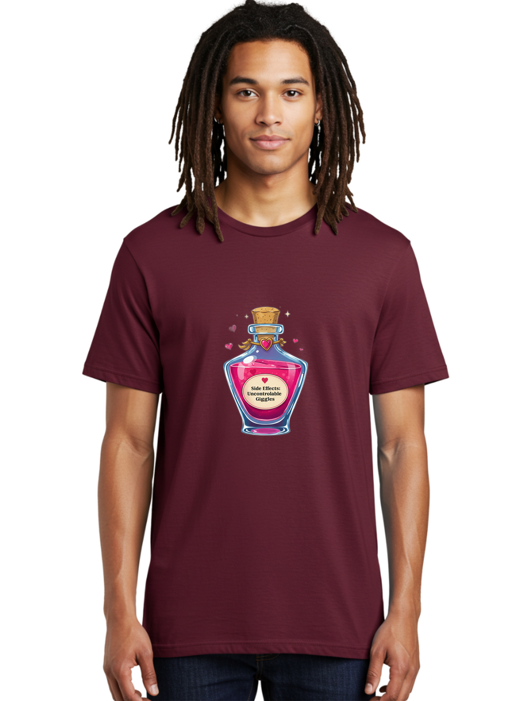 Love-Potion-5 Men'S Graphic Tee, 100% Cotton, Comfortable Casual Summer Wear, Machine Washable, Vintage Camera, Old Camera, Antique Camera, Black Camera, Classic Photography, Photography Equipment, Nostalgic Device, Film Camera, Camera Art Baf900