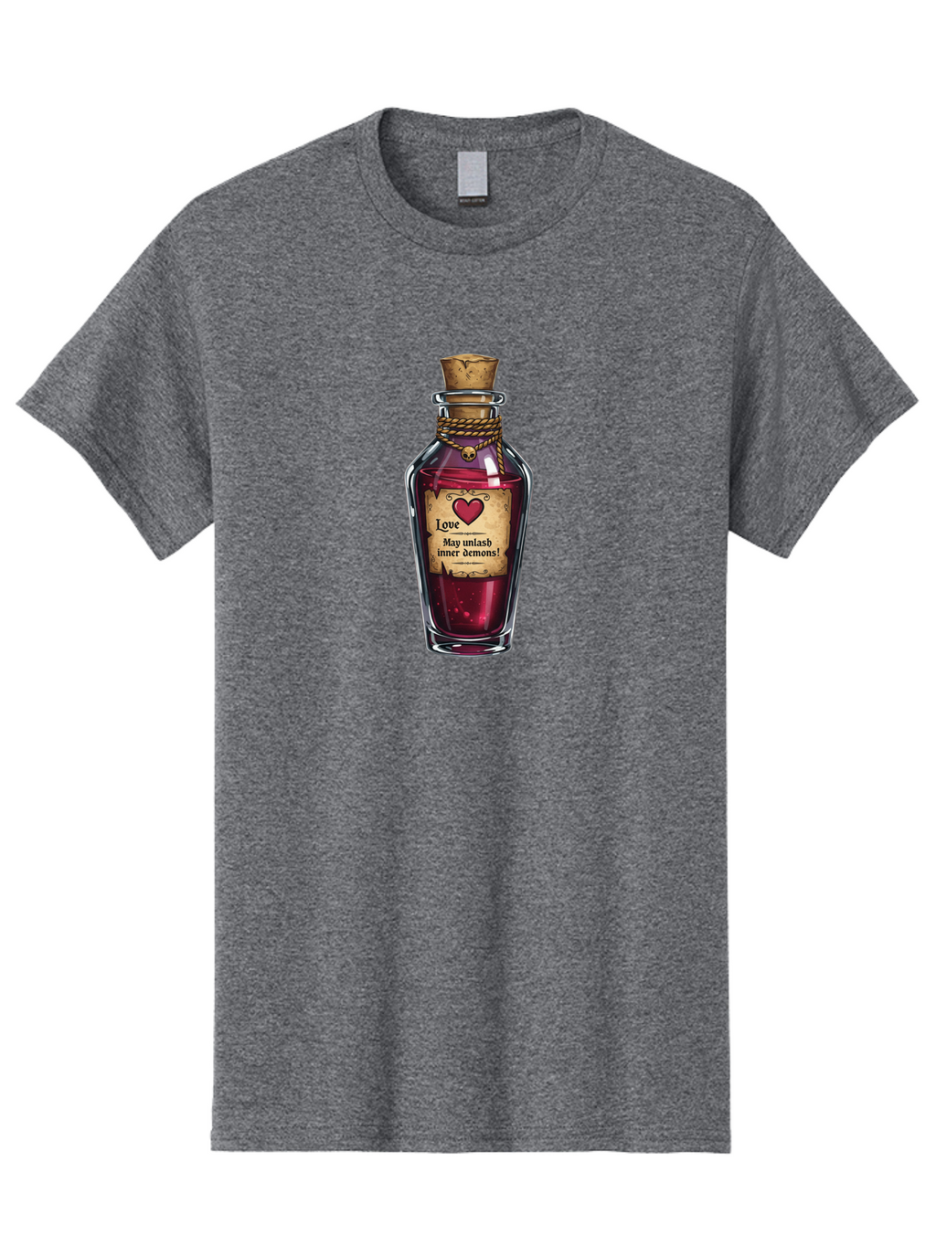 Love-Potion-Bottle-1 Men'S Graphic Tee, 100% Cotton, Comfortable Casual Summer Wear, Machine Washable, Vintage Camera, Old Camera, Antique Camera, Black Camera, Classic Photography, Photography Equipment, Nostalgic Device, Film Camera, Baf902