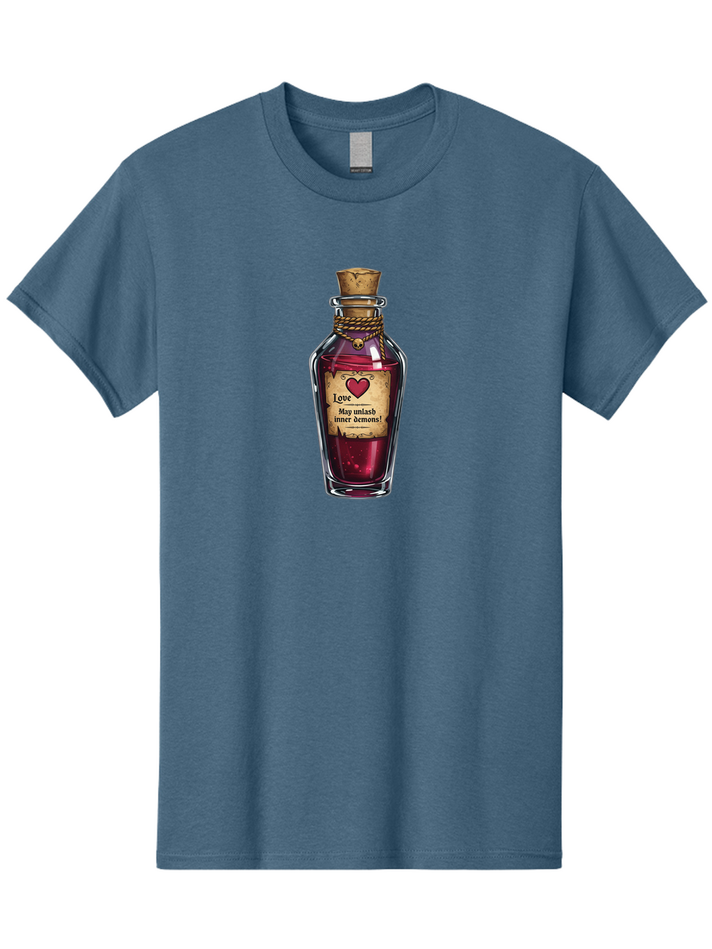 Love-Potion-Bottle-1 Men'S Graphic Tee, 100% Cotton, Comfortable Casual Summer Wear, Machine Washable, Vintage Camera, Old Camera, Antique Camera, Black Camera, Classic Photography, Photography Equipment, Nostalgic Device, Film Camera, Baf902